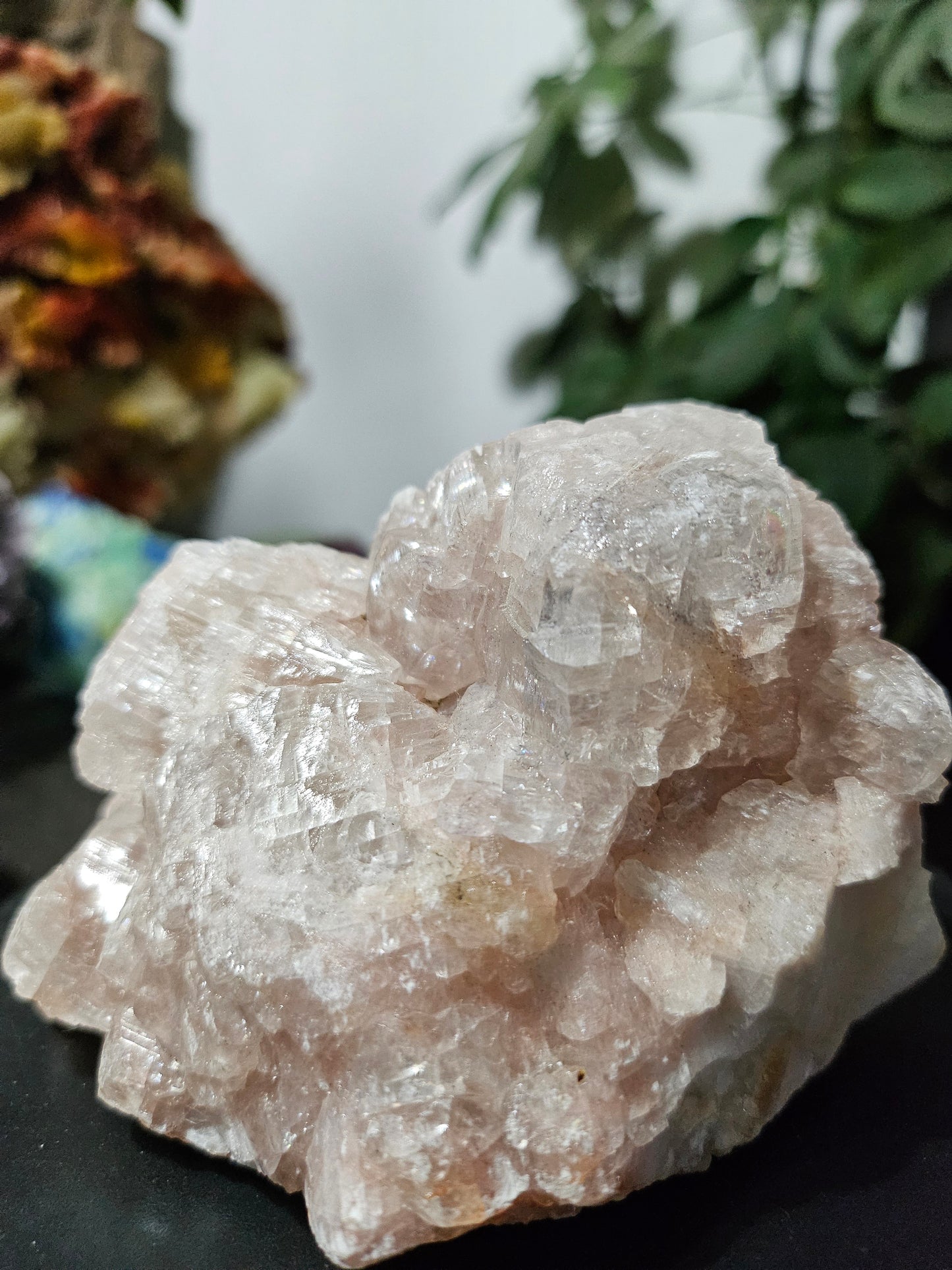 Calcite rose brute