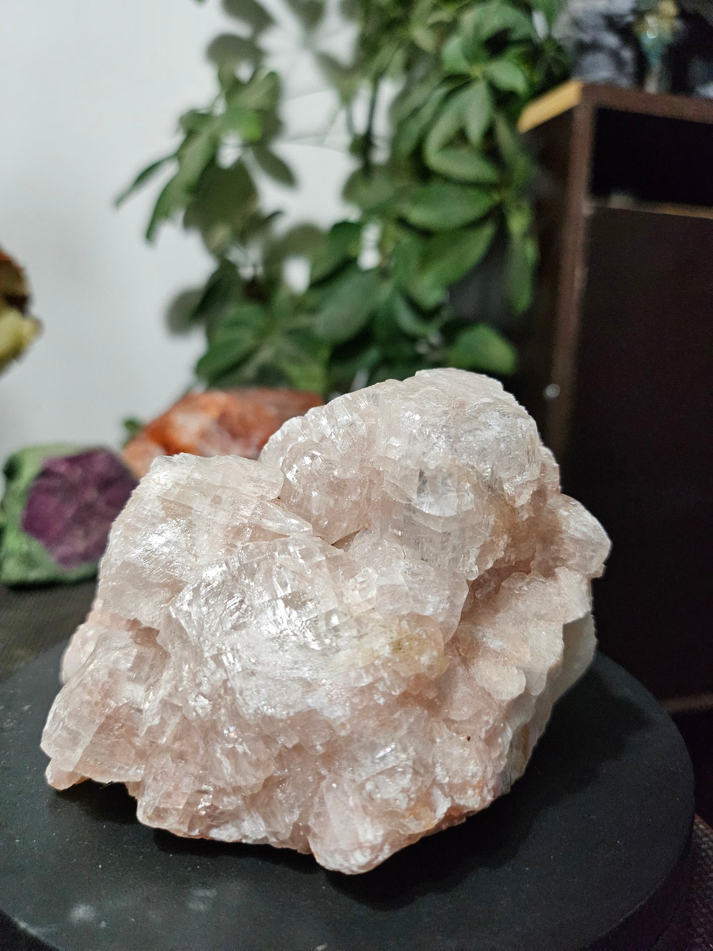 Calcite rose brute