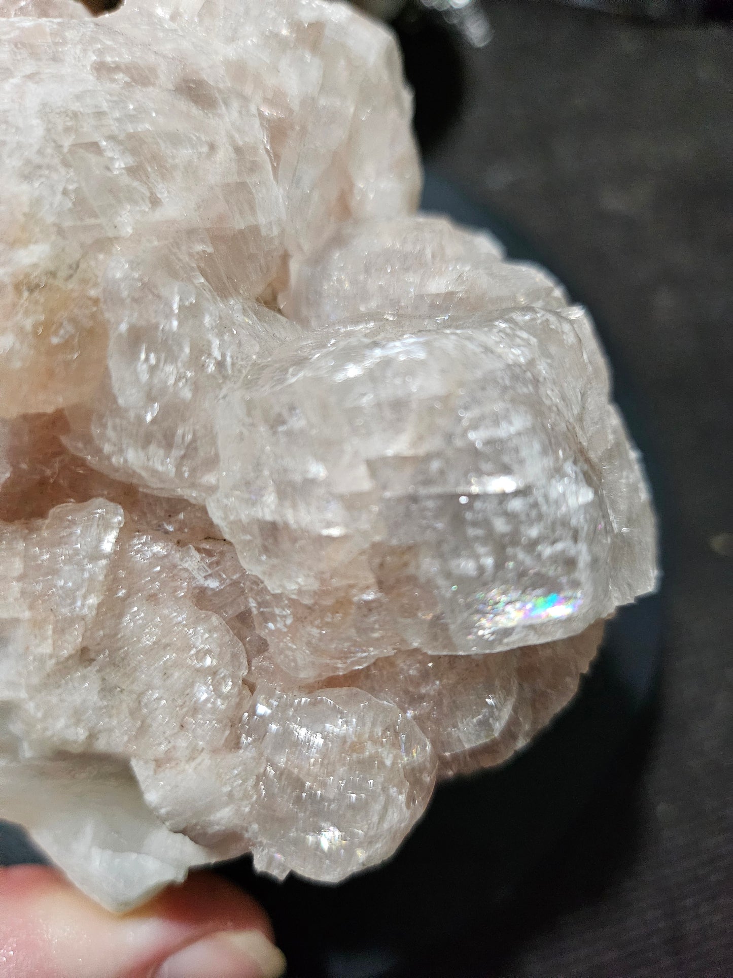 Calcite rose brute