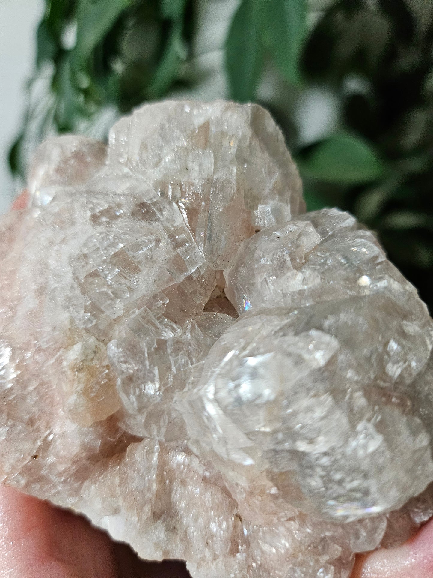 Calcite rose brute