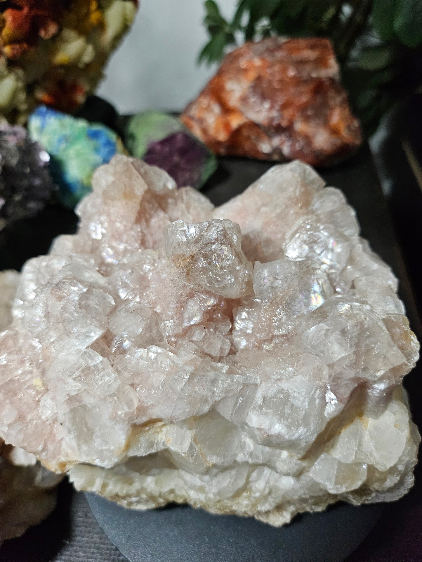 Calcite rose brute