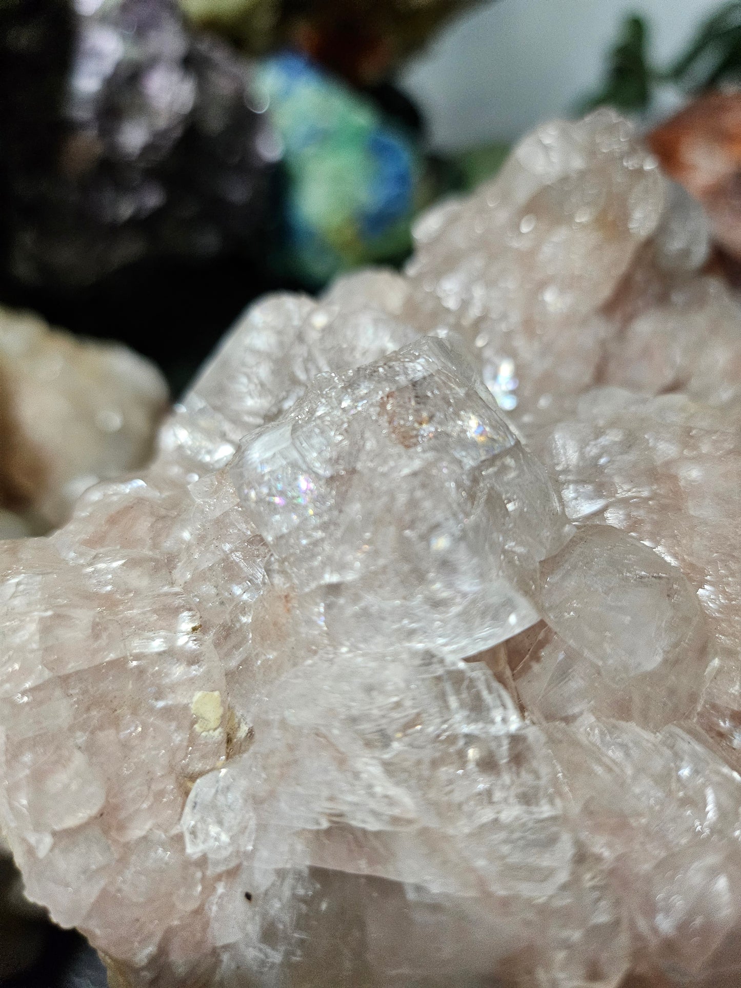 Calcite rose brute