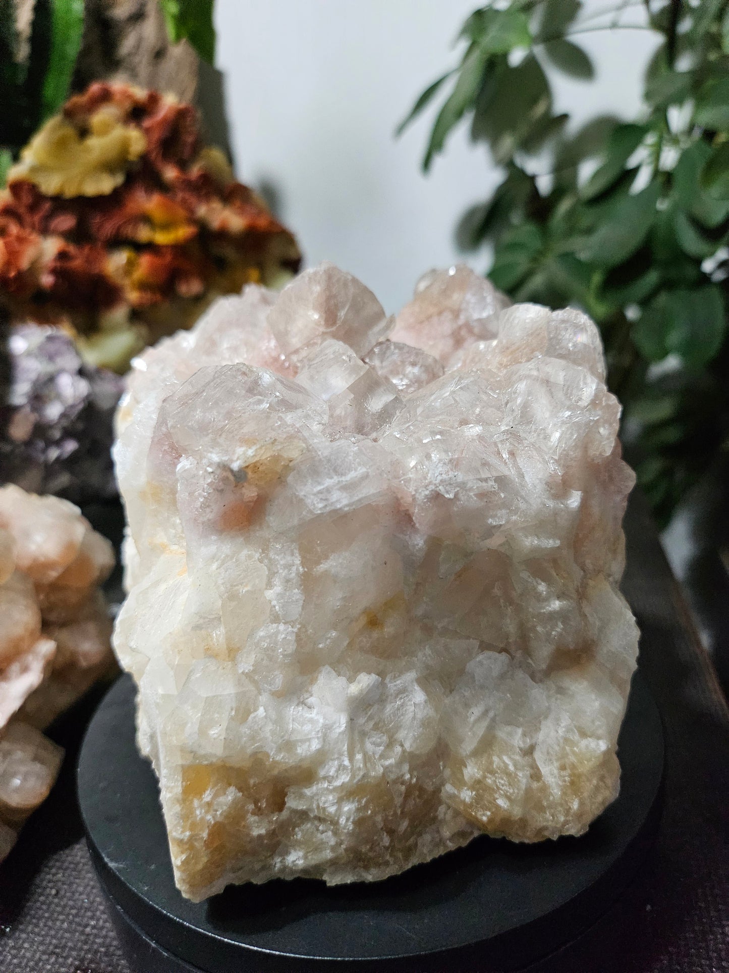 Calcite rose brute