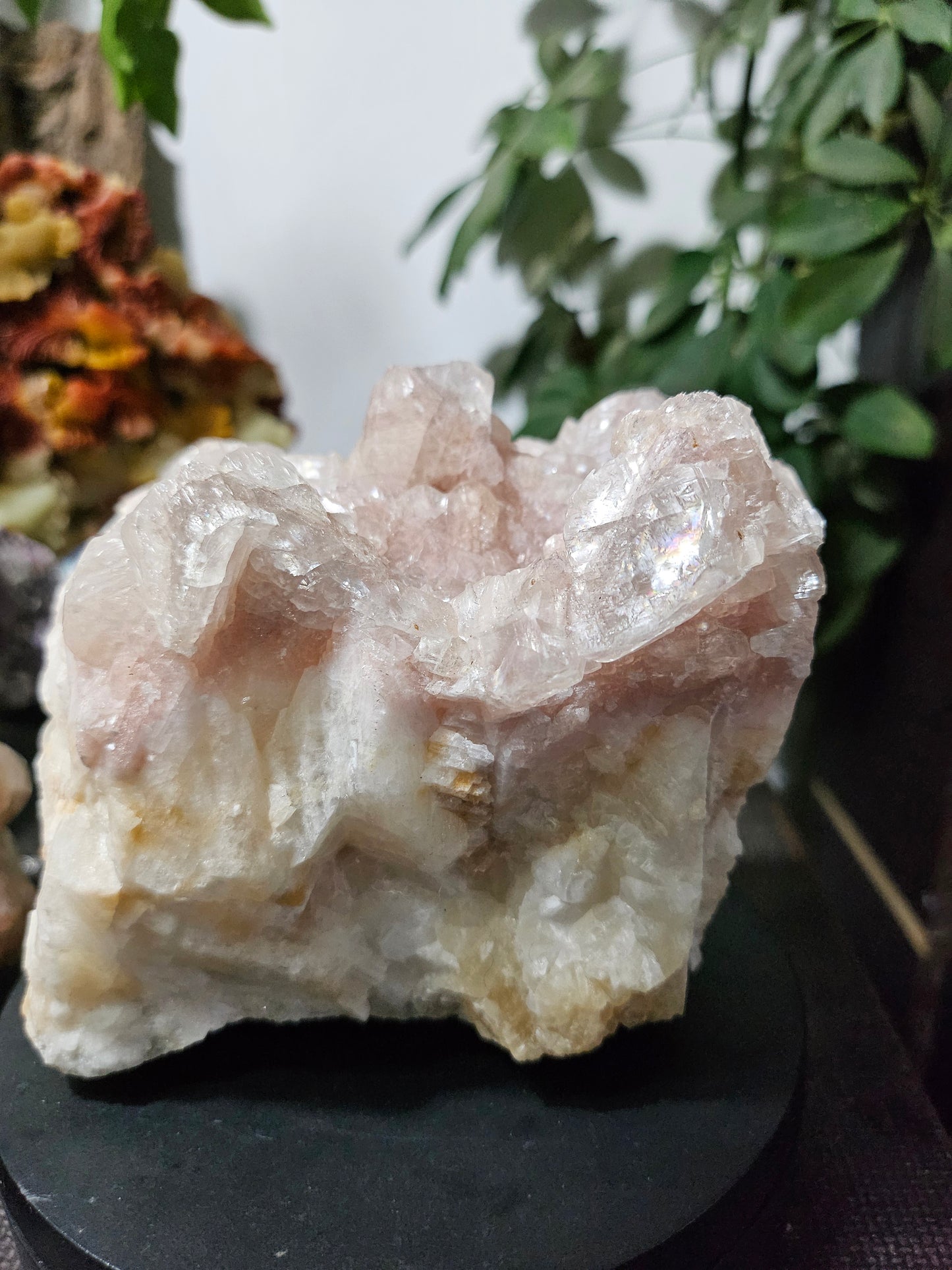 Calcite rose brute