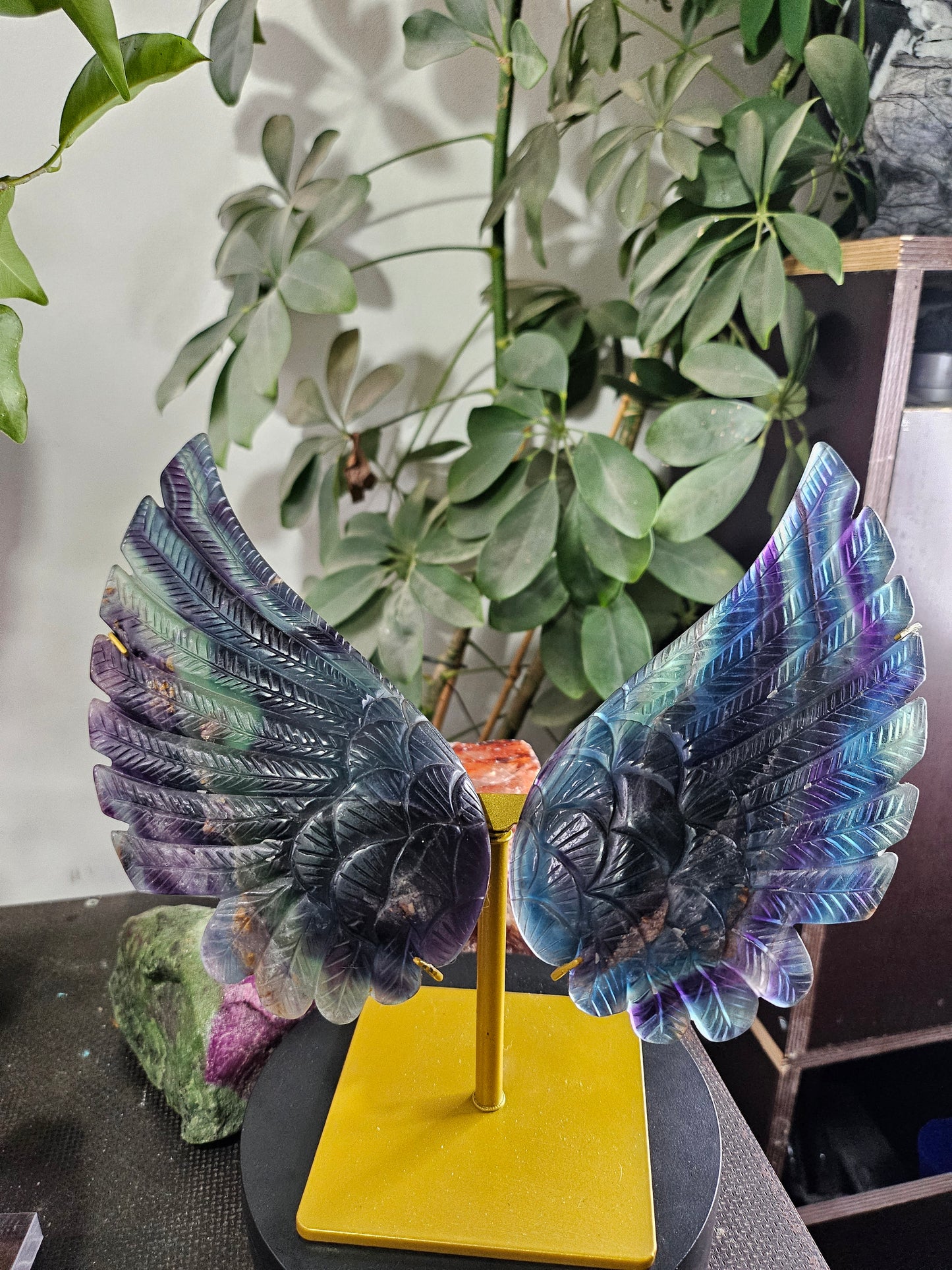 Ailes d'ange en fluorite