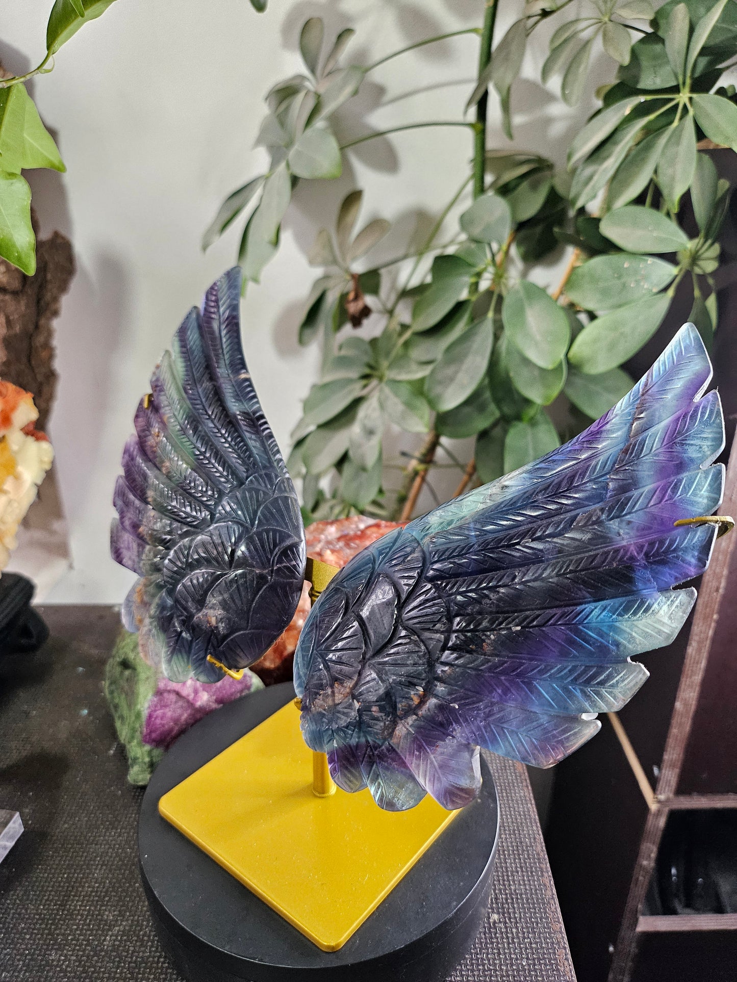 Ailes d'ange en fluorite