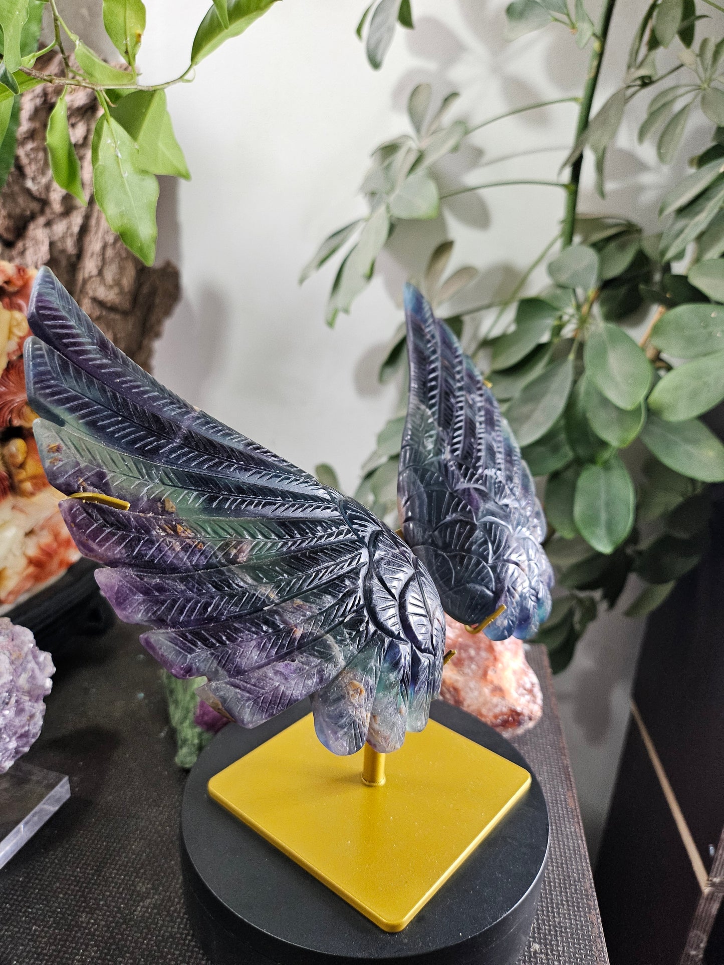 Ailes d'ange en fluorite