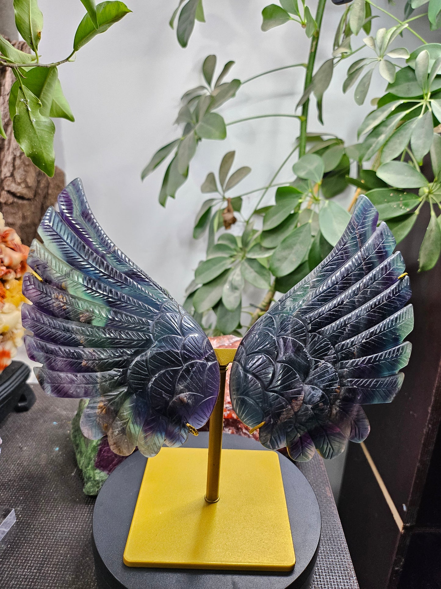 Ailes d'ange en fluorite