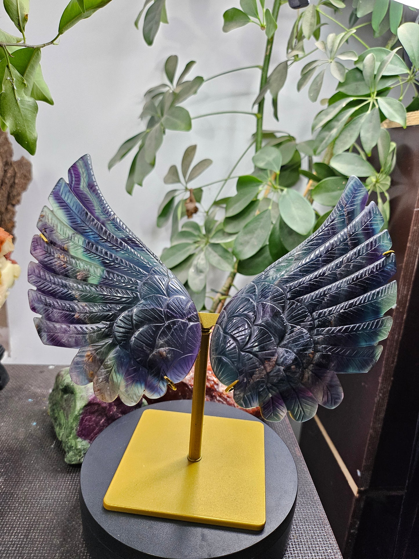 Ailes d'ange en fluorite