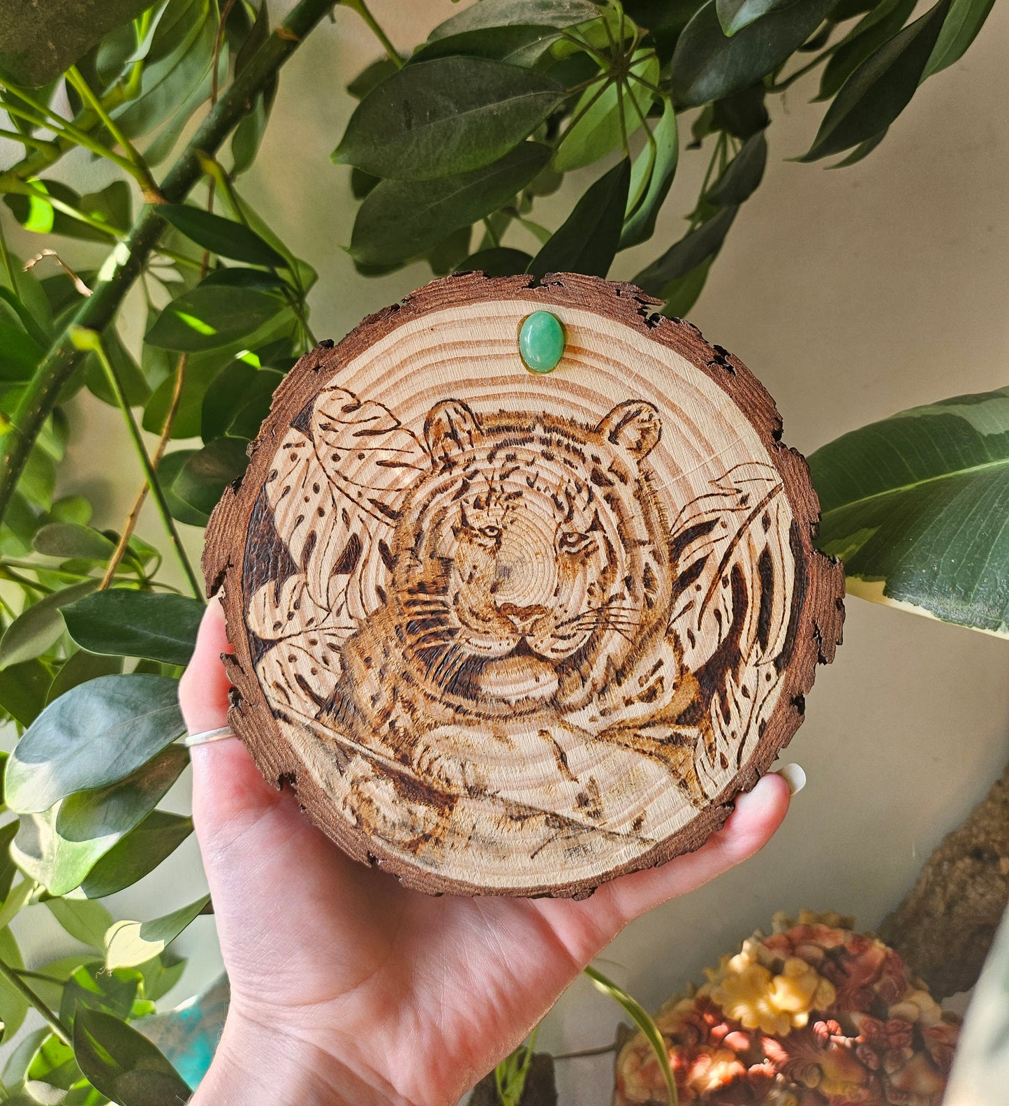 Tigre et sa pierre de Jade