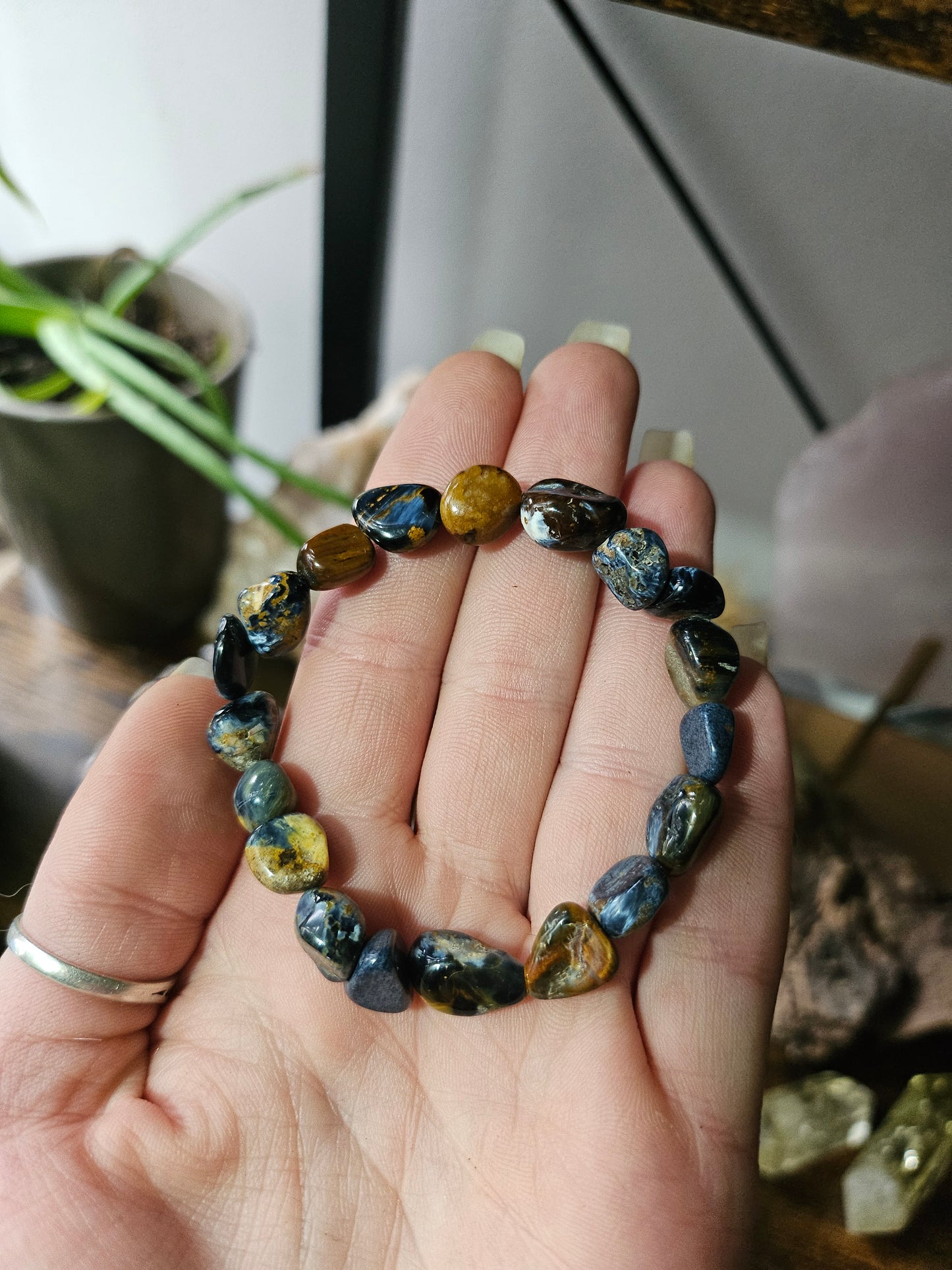Bracelet en Pietersite galet