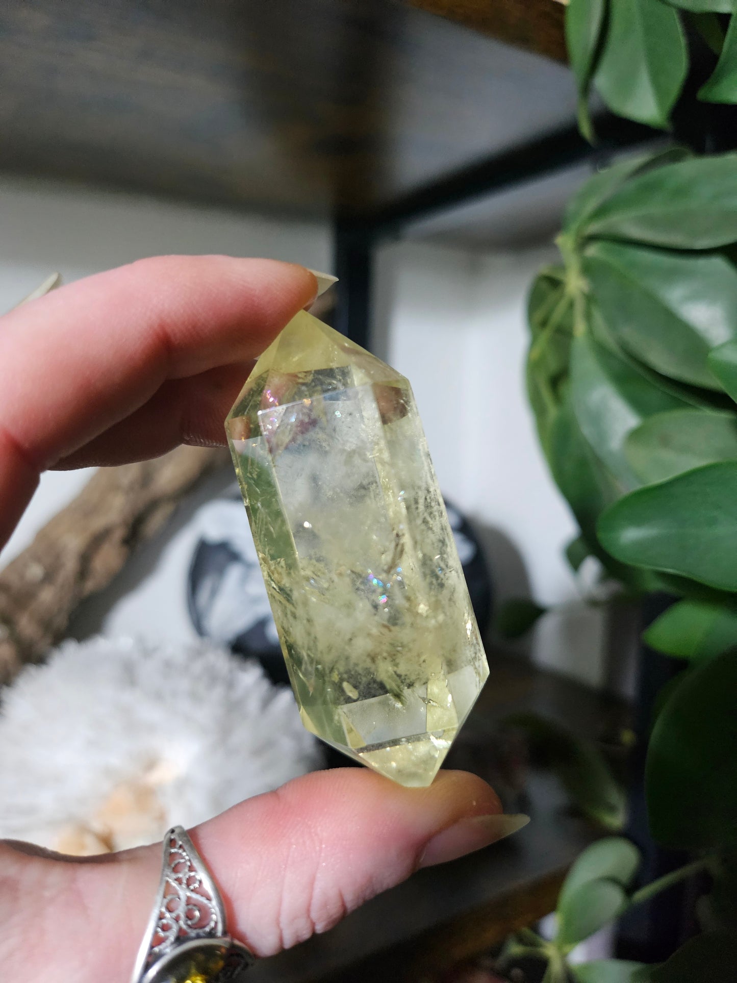 Double pointe en Citrine