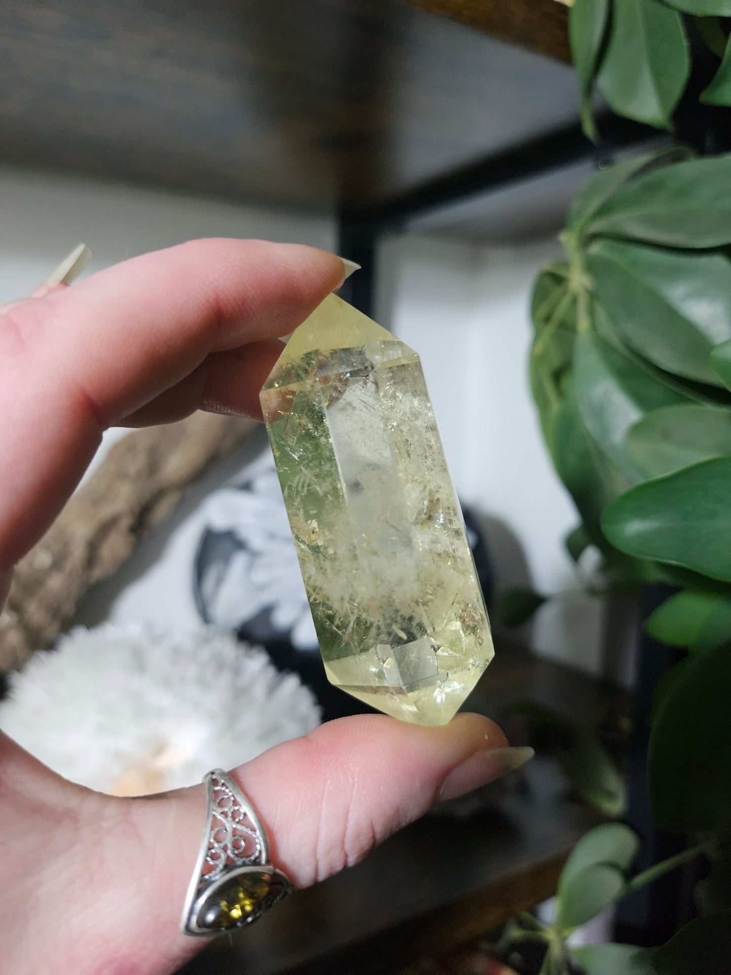 Double pointe en Citrine