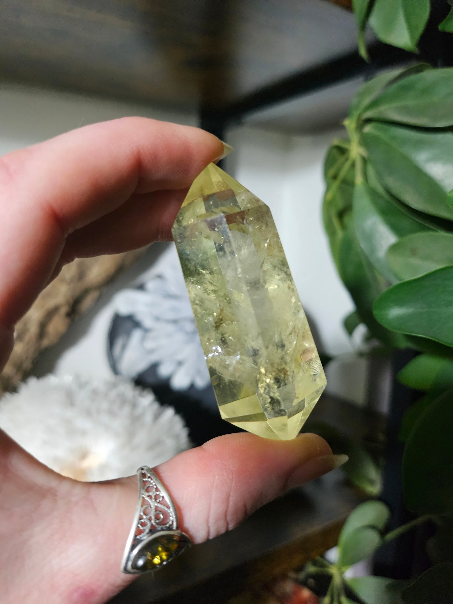 Double pointe en Citrine