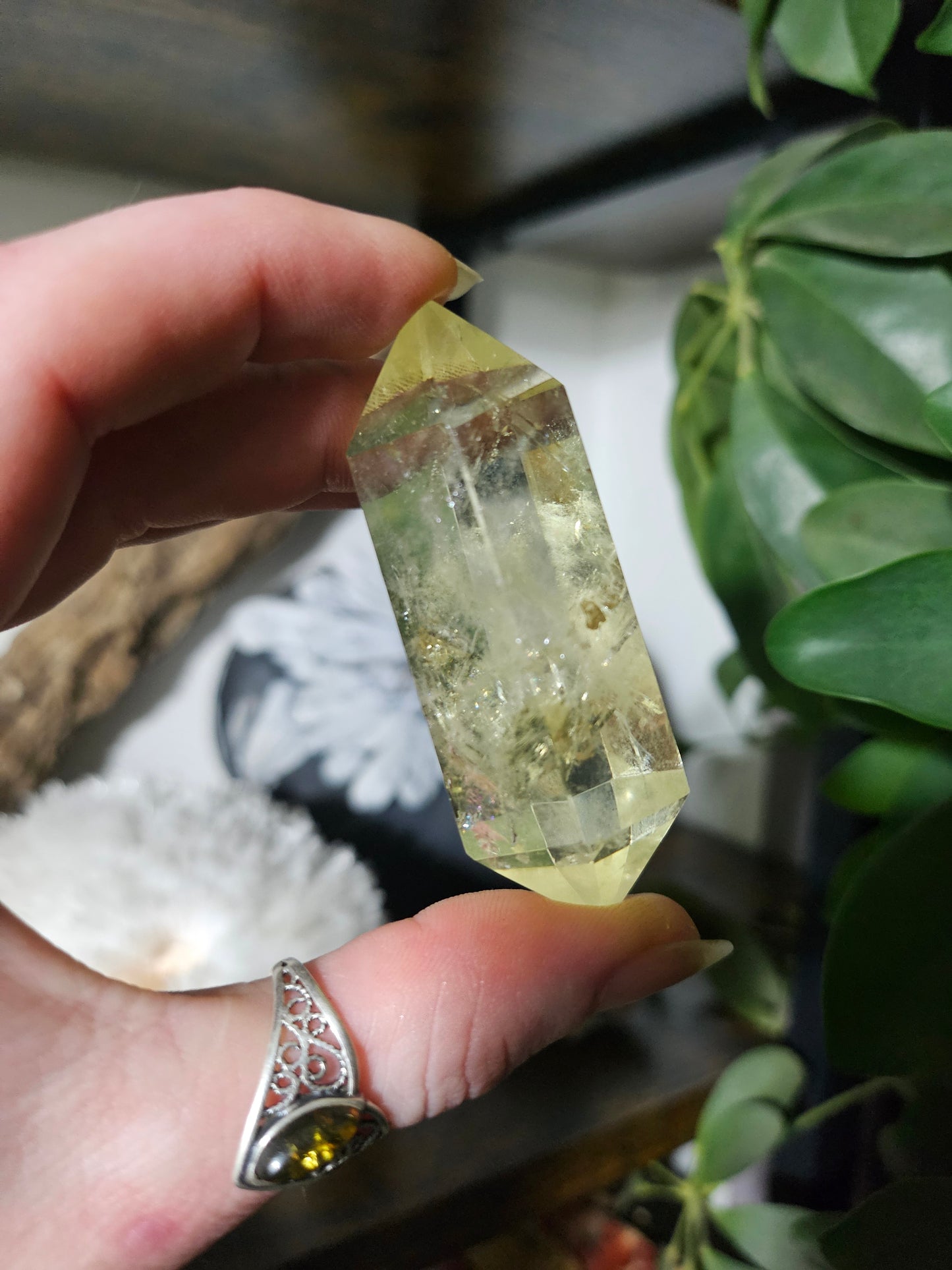 Double pointe en Citrine
