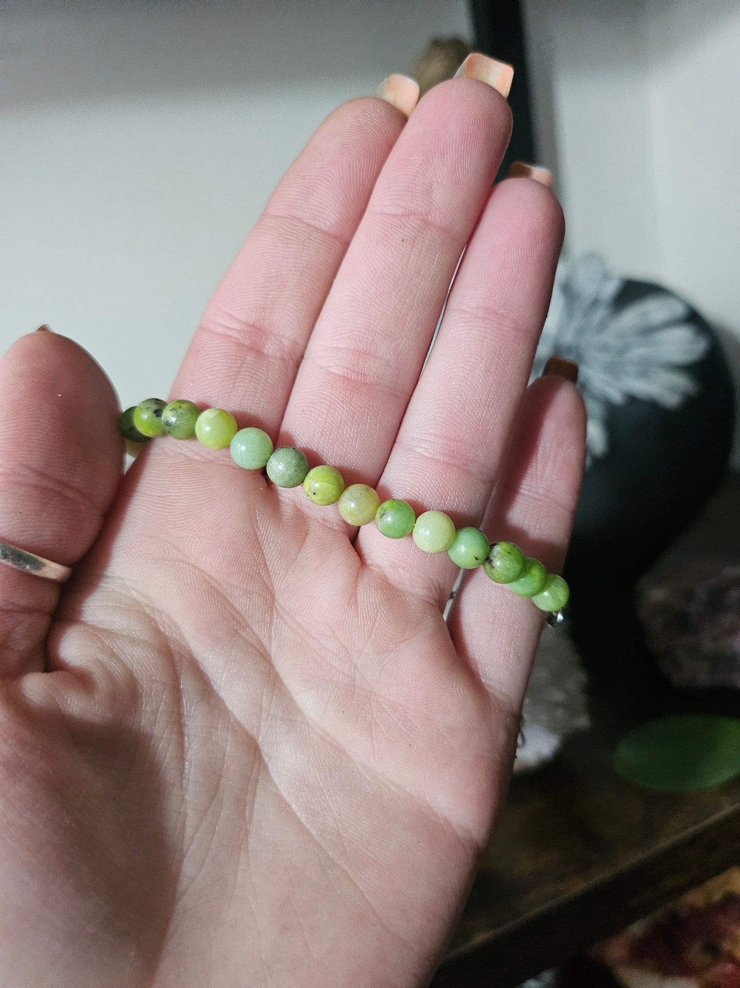 Bracelet en Chrysoprase