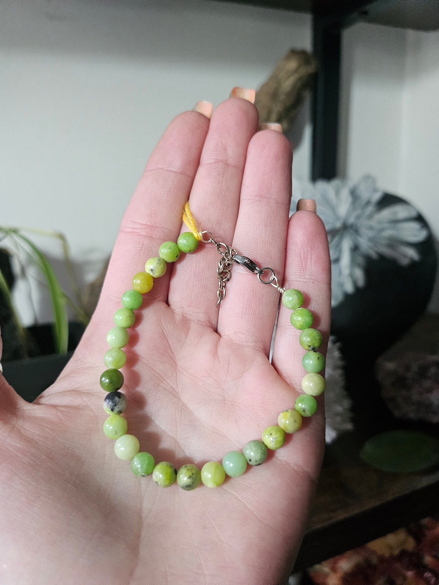 Bracelet en Chrysoprase