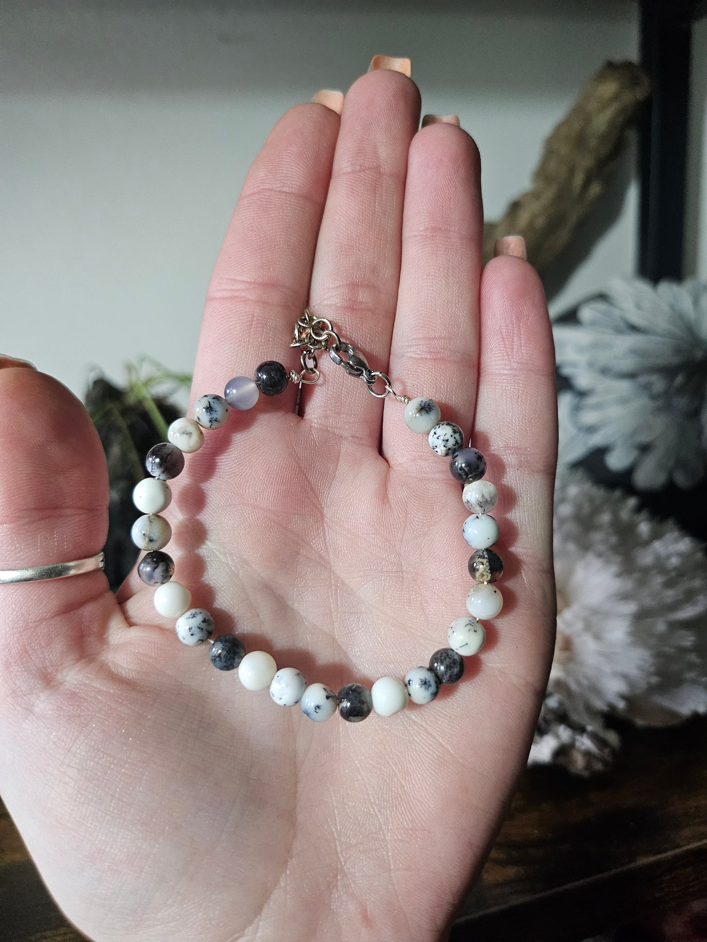 Bracelet en Agate dendritique