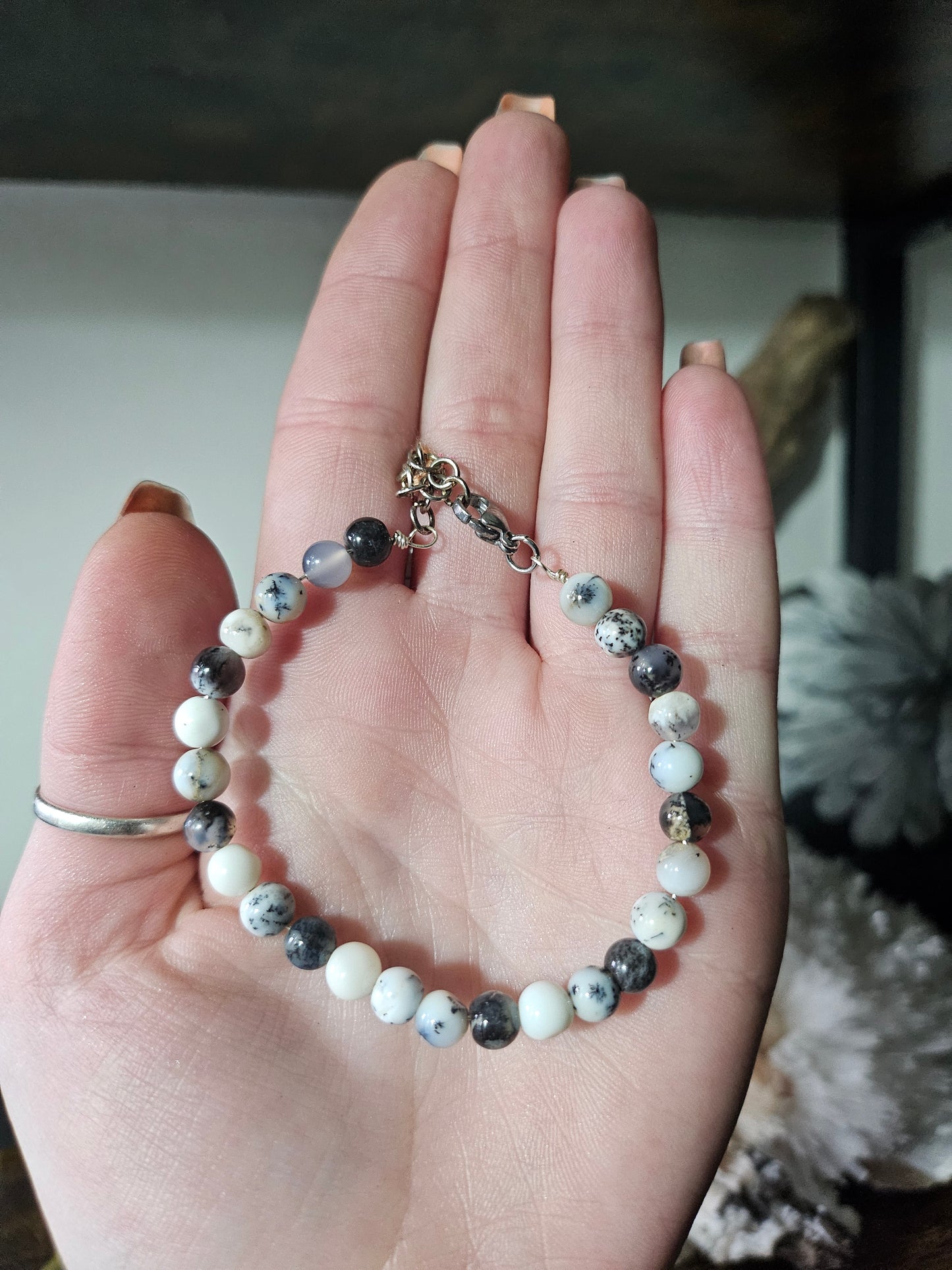 Bracelet en Agate dendritique