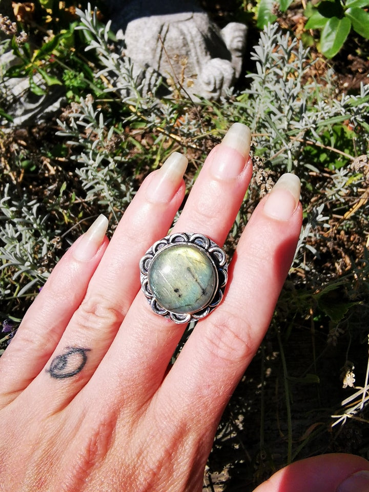 Bague en Labradorite