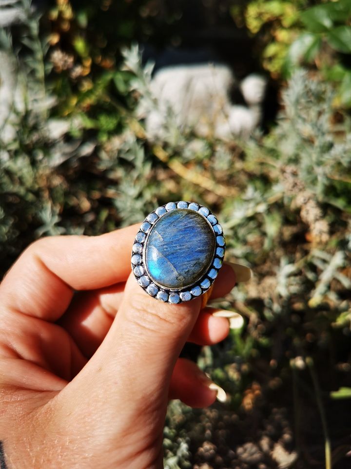 Bague en Labradorite