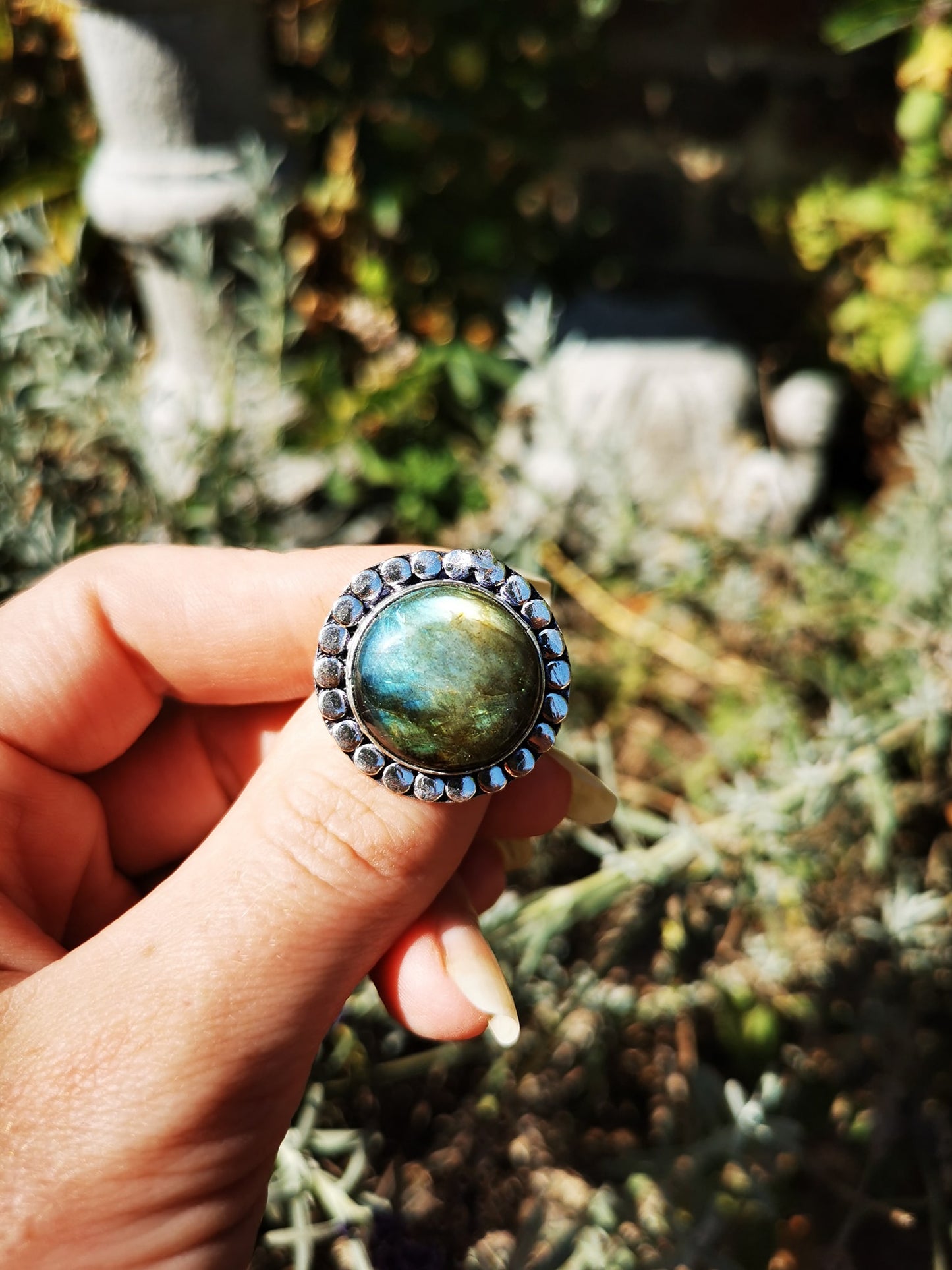 Bague en Labradorite