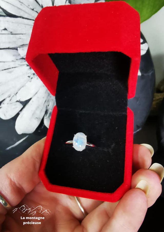 Bague en Pierre de lune