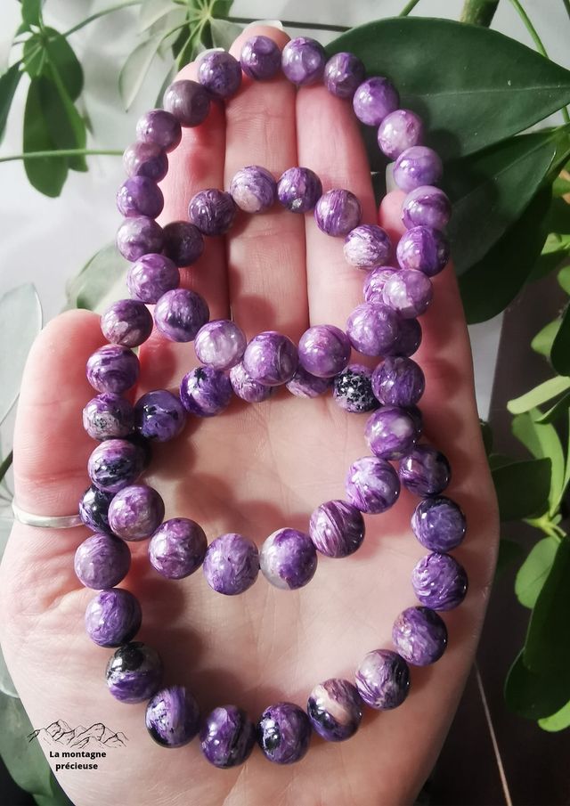 Bracelet en Charoïte