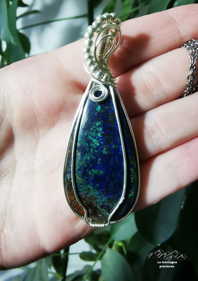 Pendentif en Azuirte de France