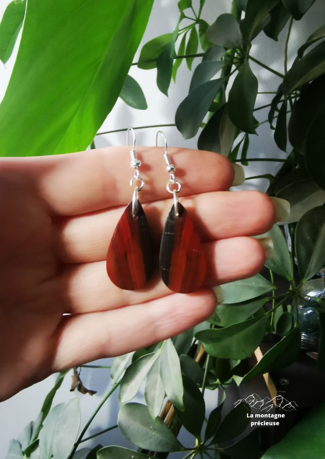 Boucles d'oreilles en Œil de taureau