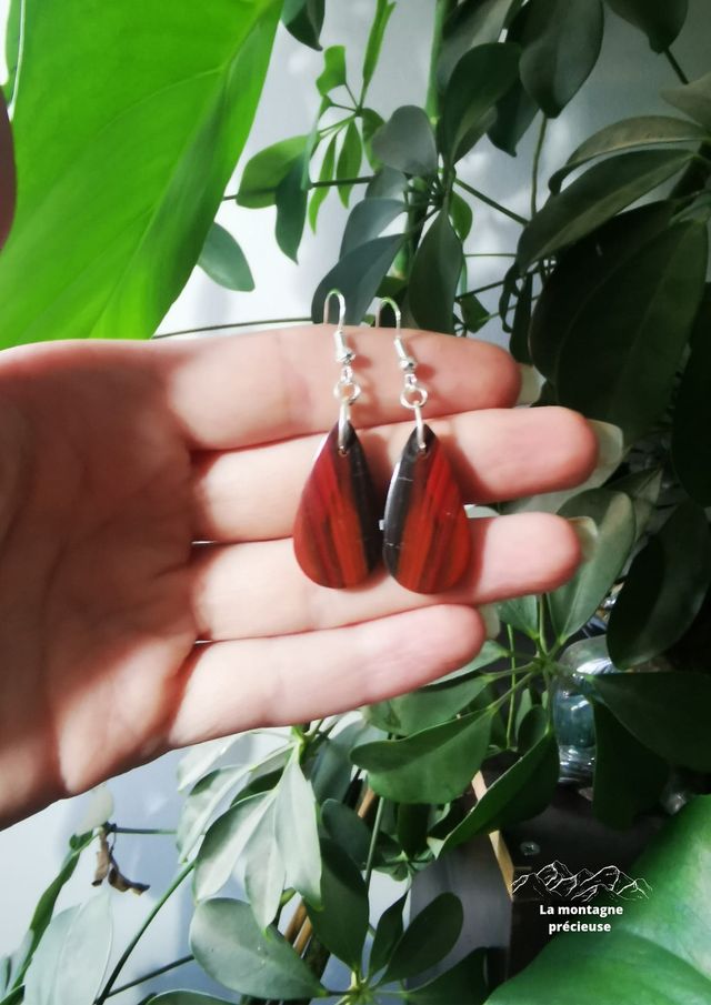 Boucles d'oreilles en Œil de taureau