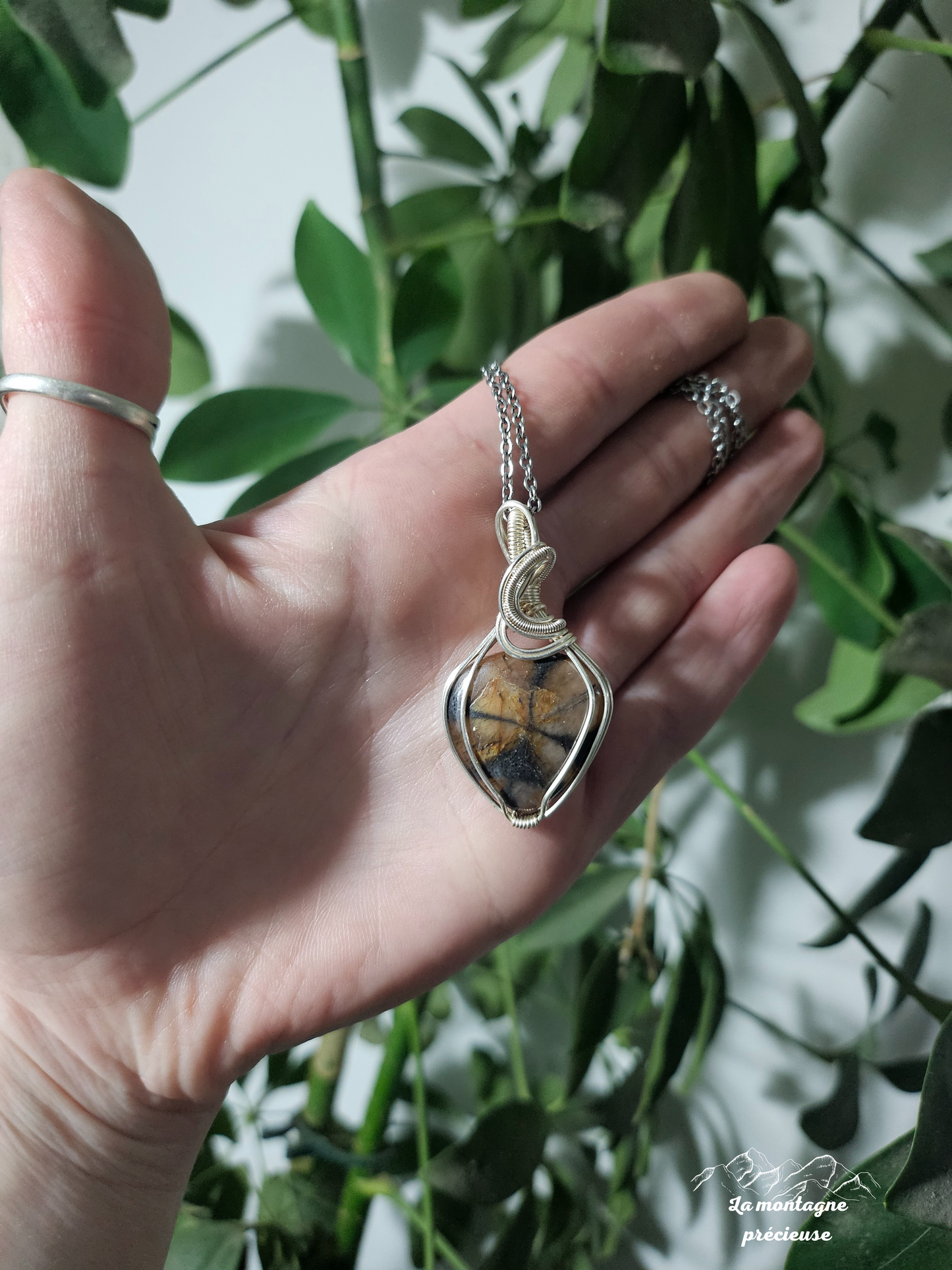 Pendentif en Chiastolite