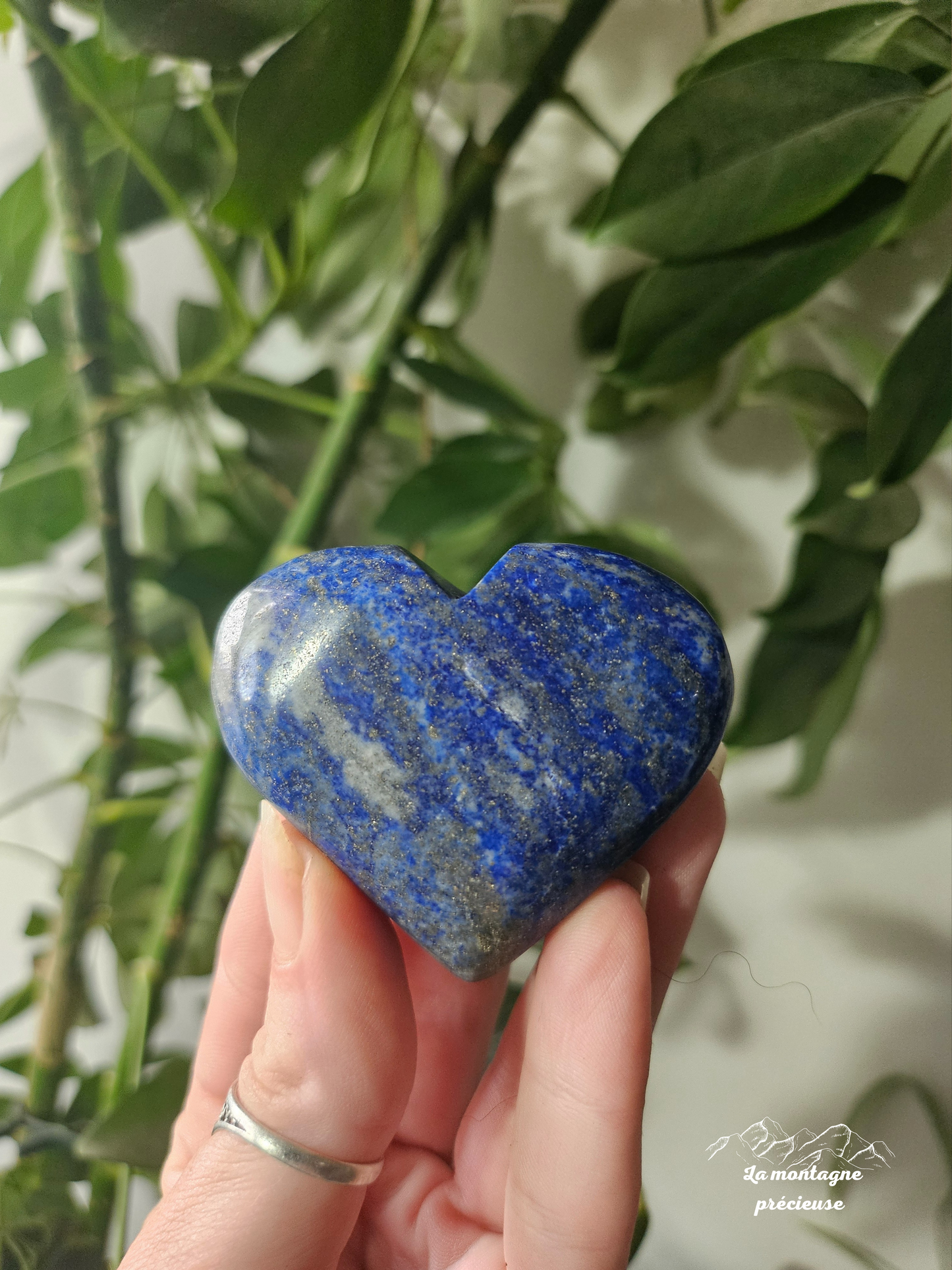 Cœur en lapis-lazuli