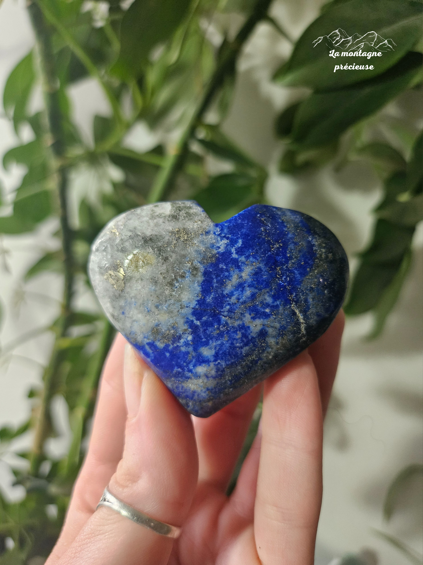 Cœur en lapis-lazuli