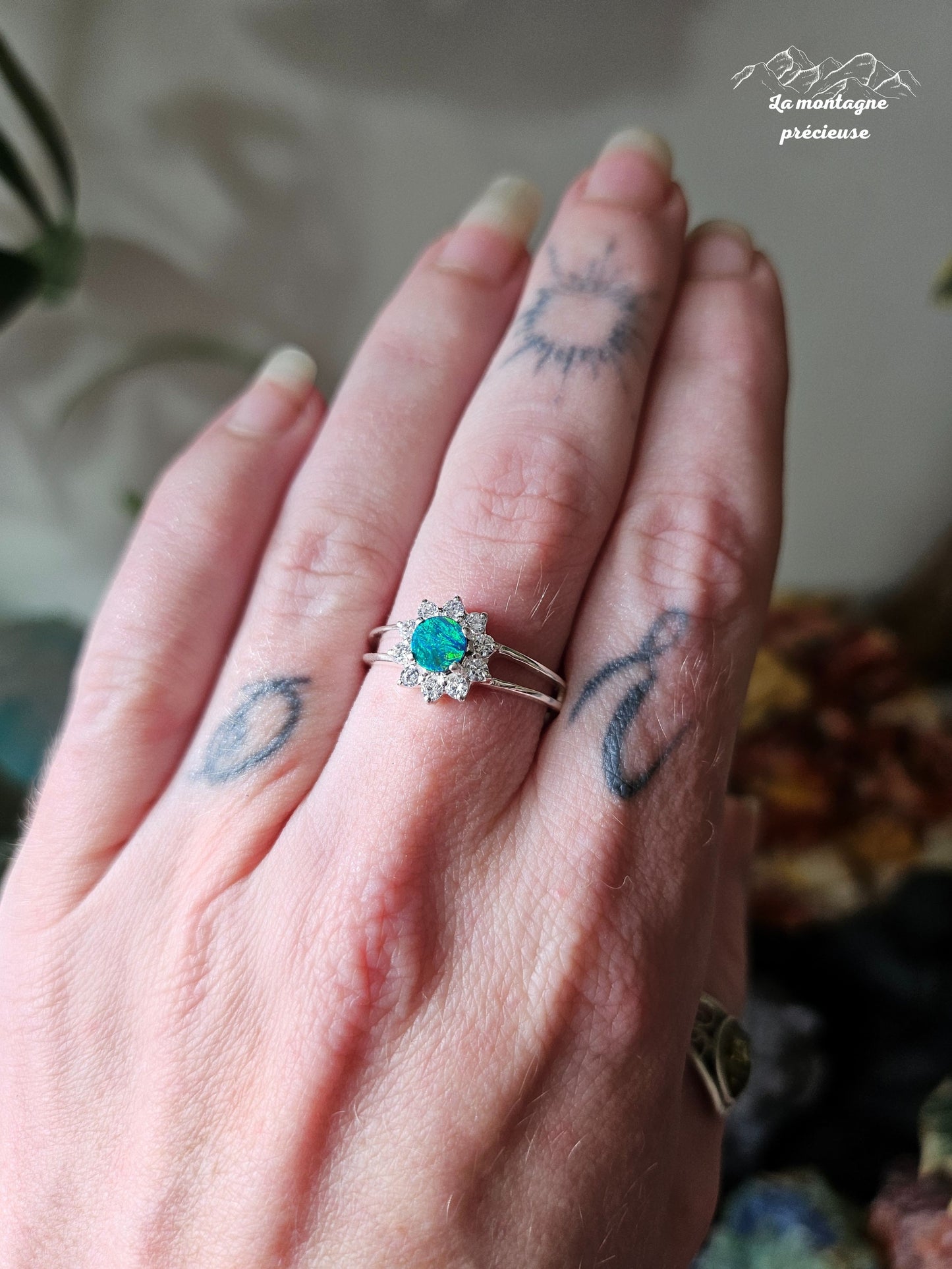 Bague en Opale Australienne