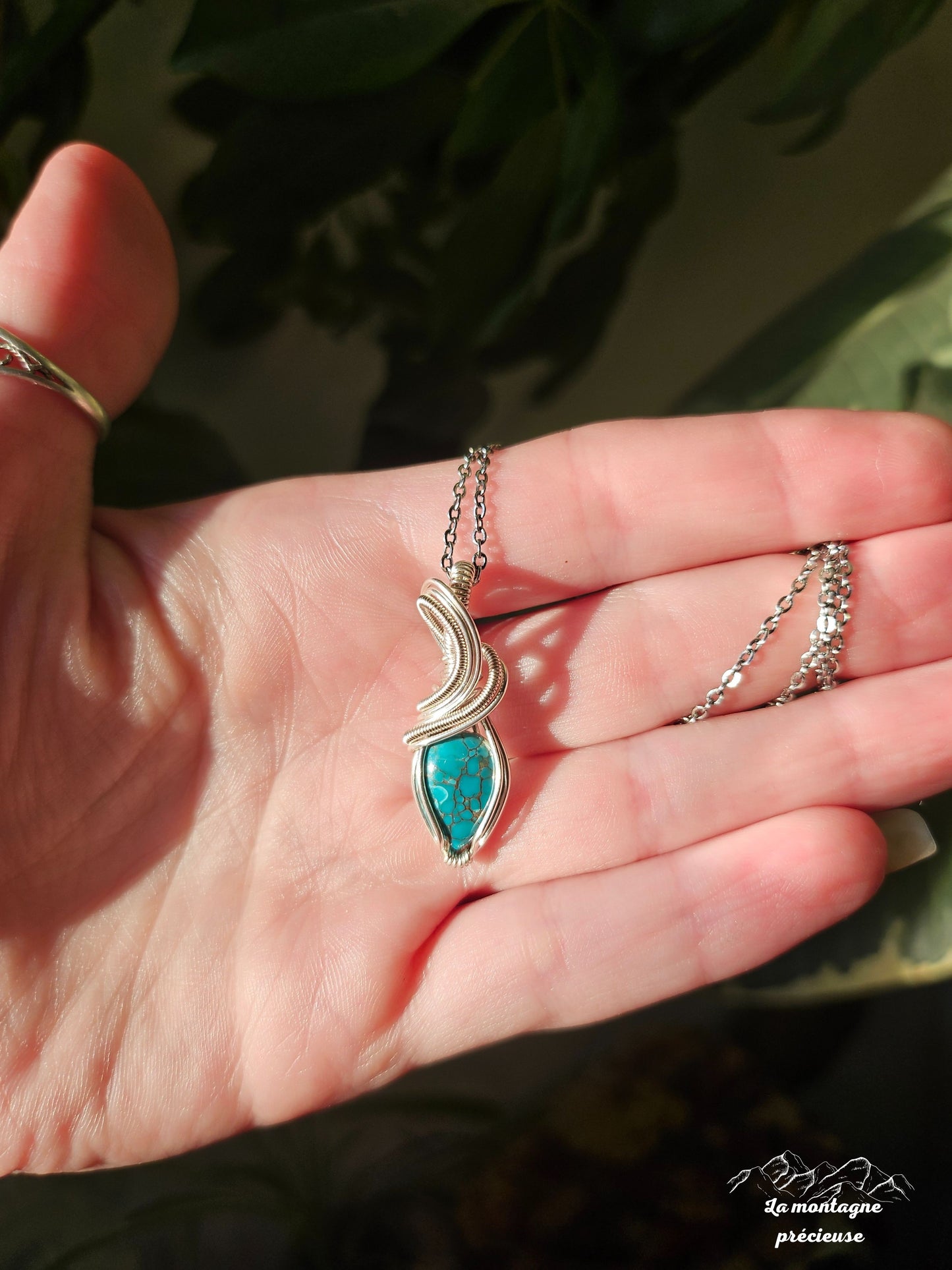 Pendentif en turquoise