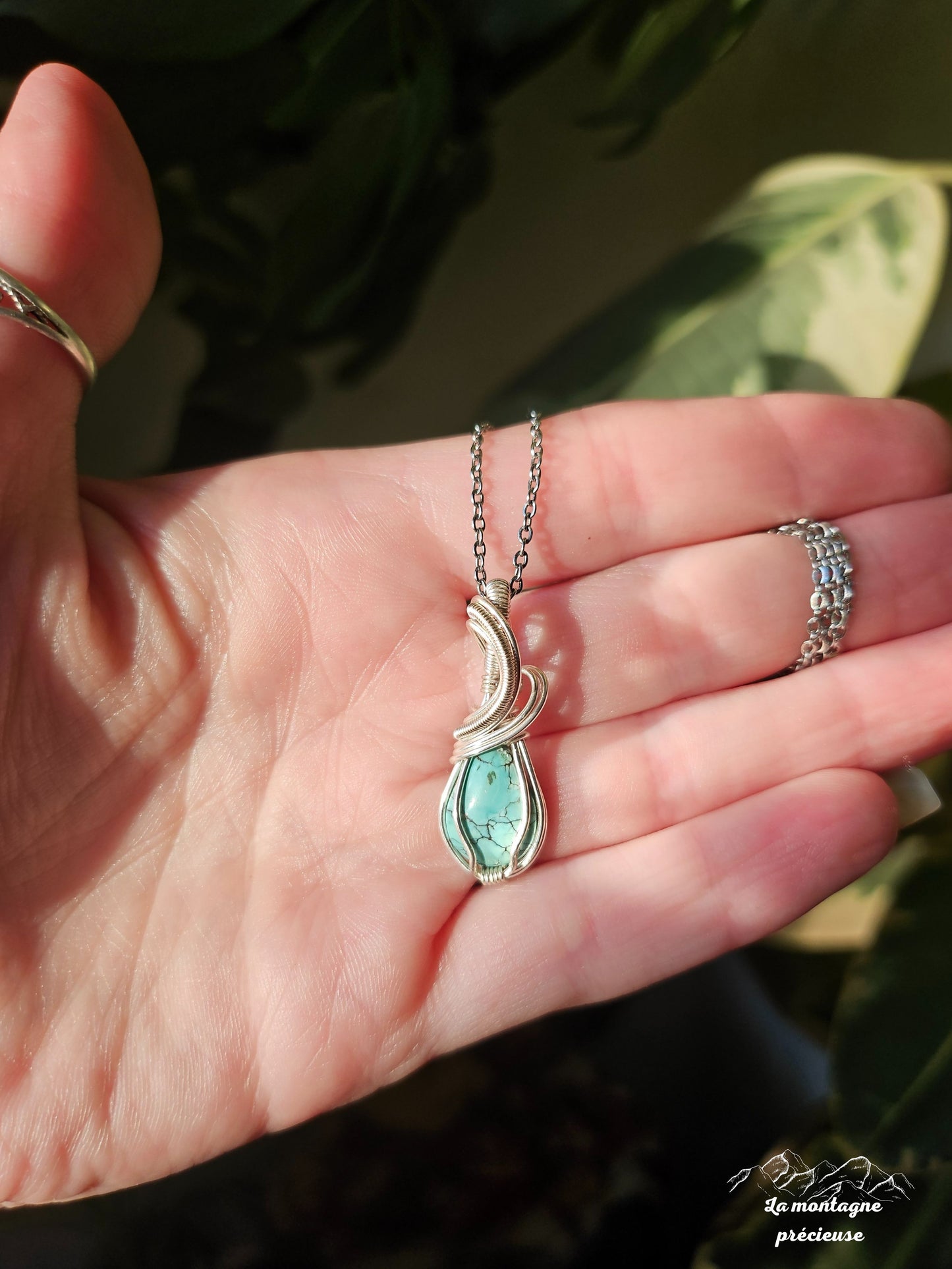 Pendentif en turquoise