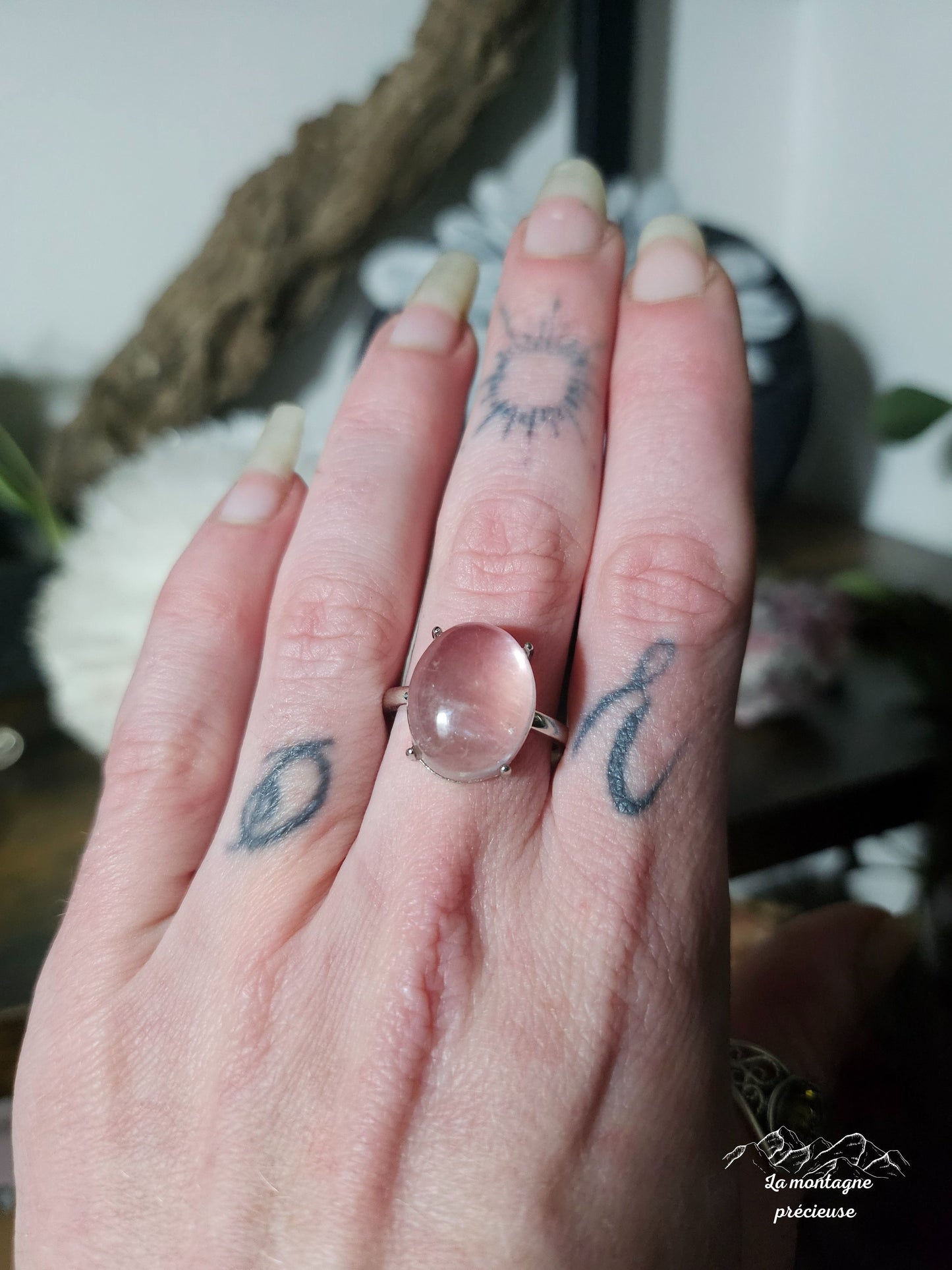 Bague en morganite