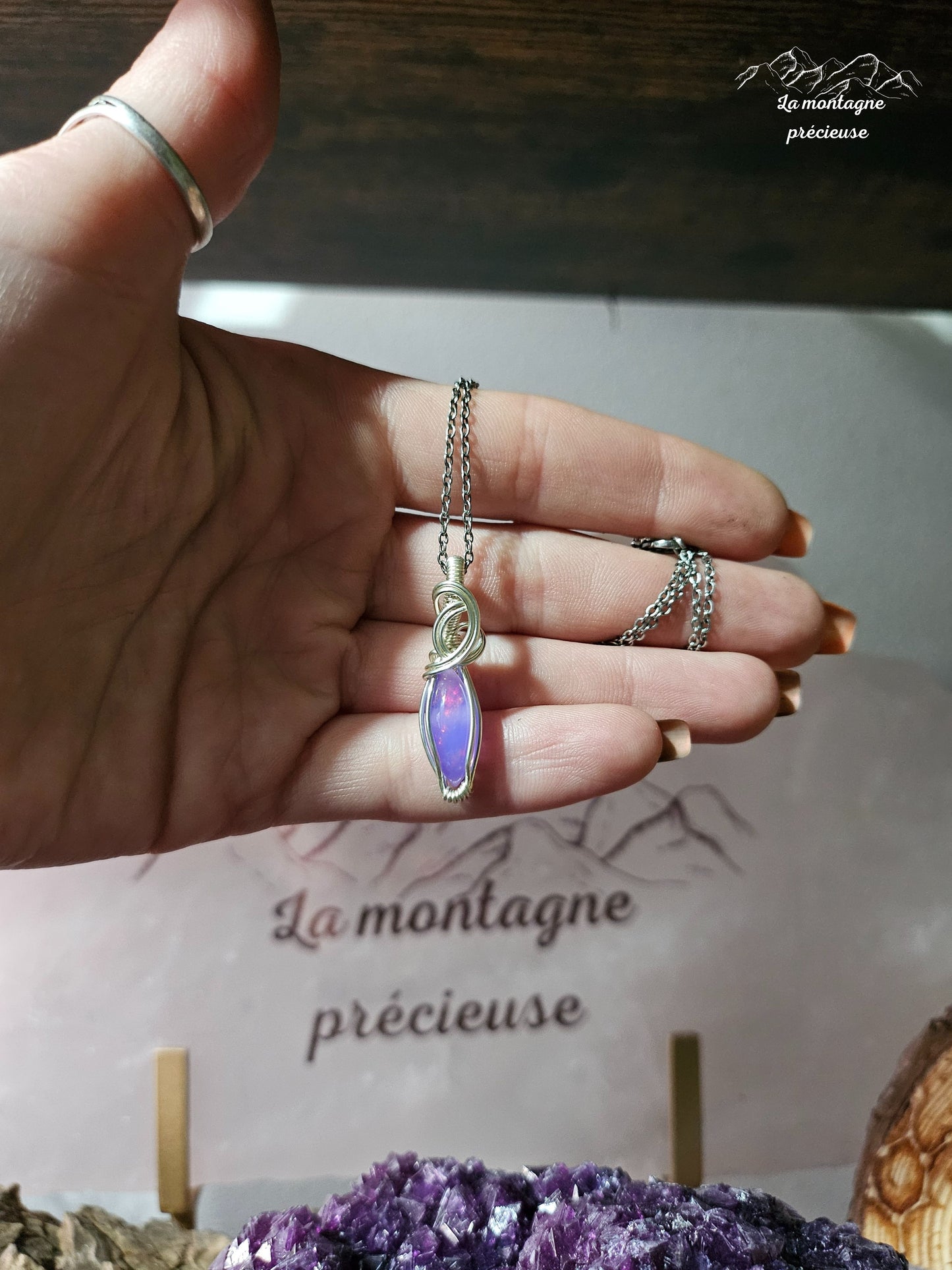 Pendentif en Opale welo Candy