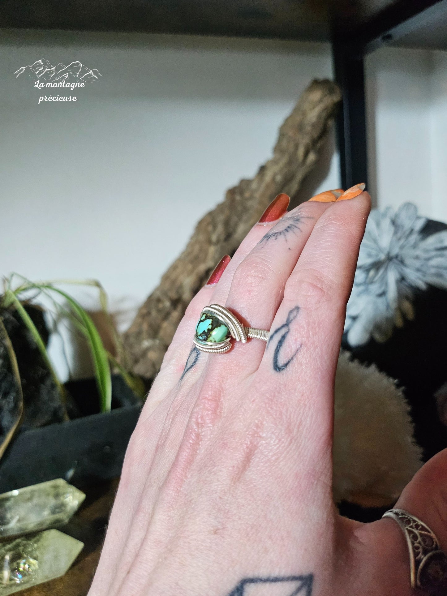 Bague en turquoise