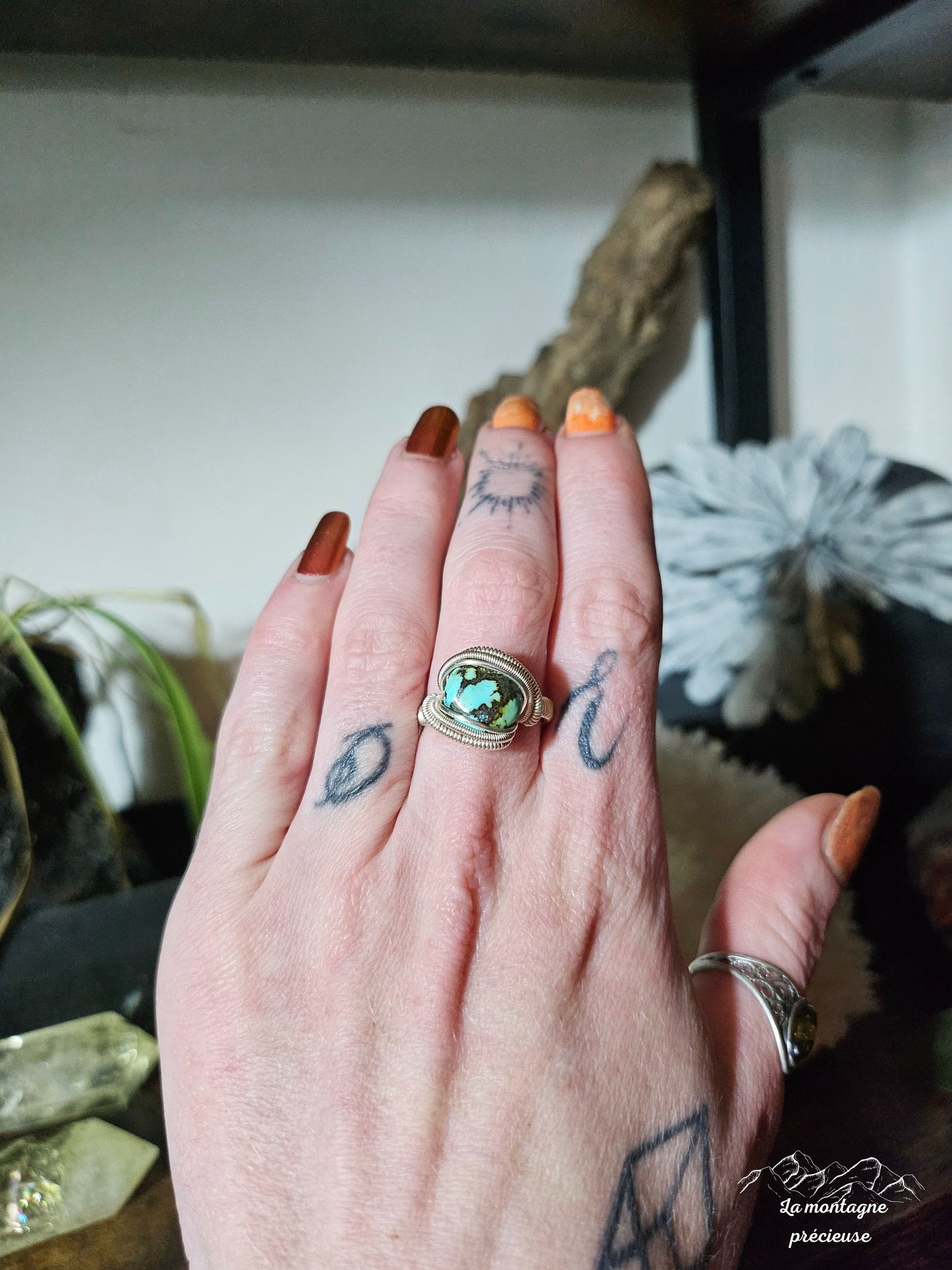 Bague en turquoise