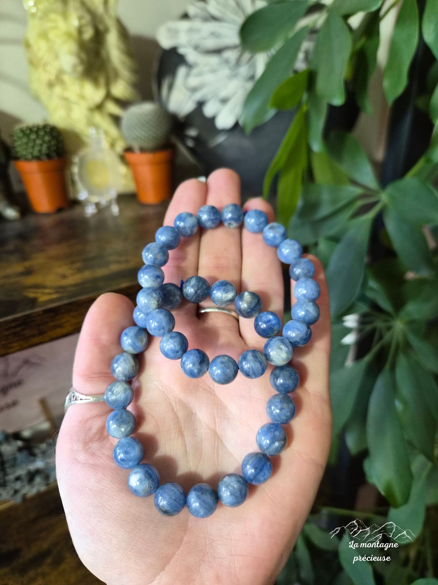 Bracelet kyanite 10mm