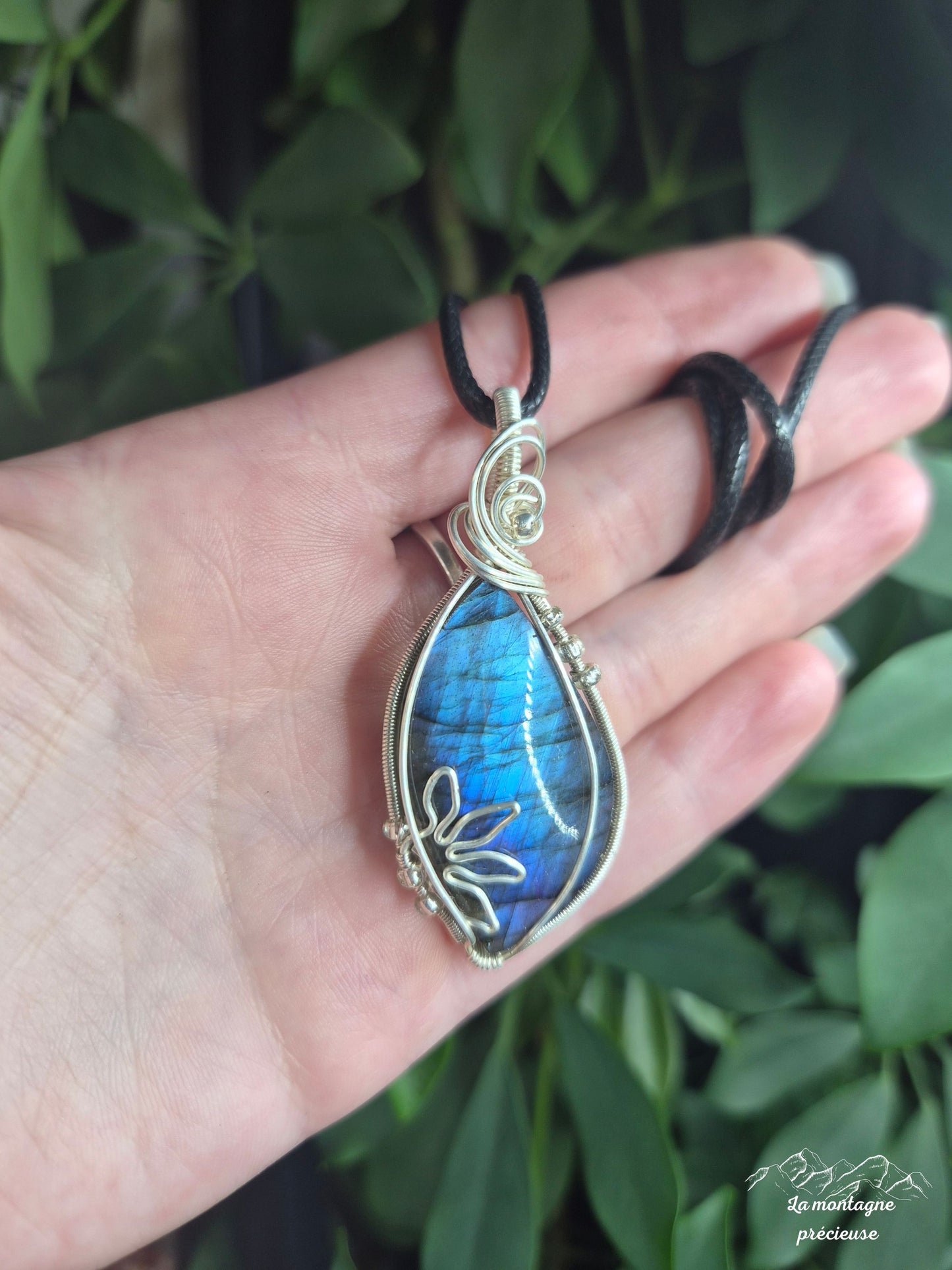 Pendentif en labradorite