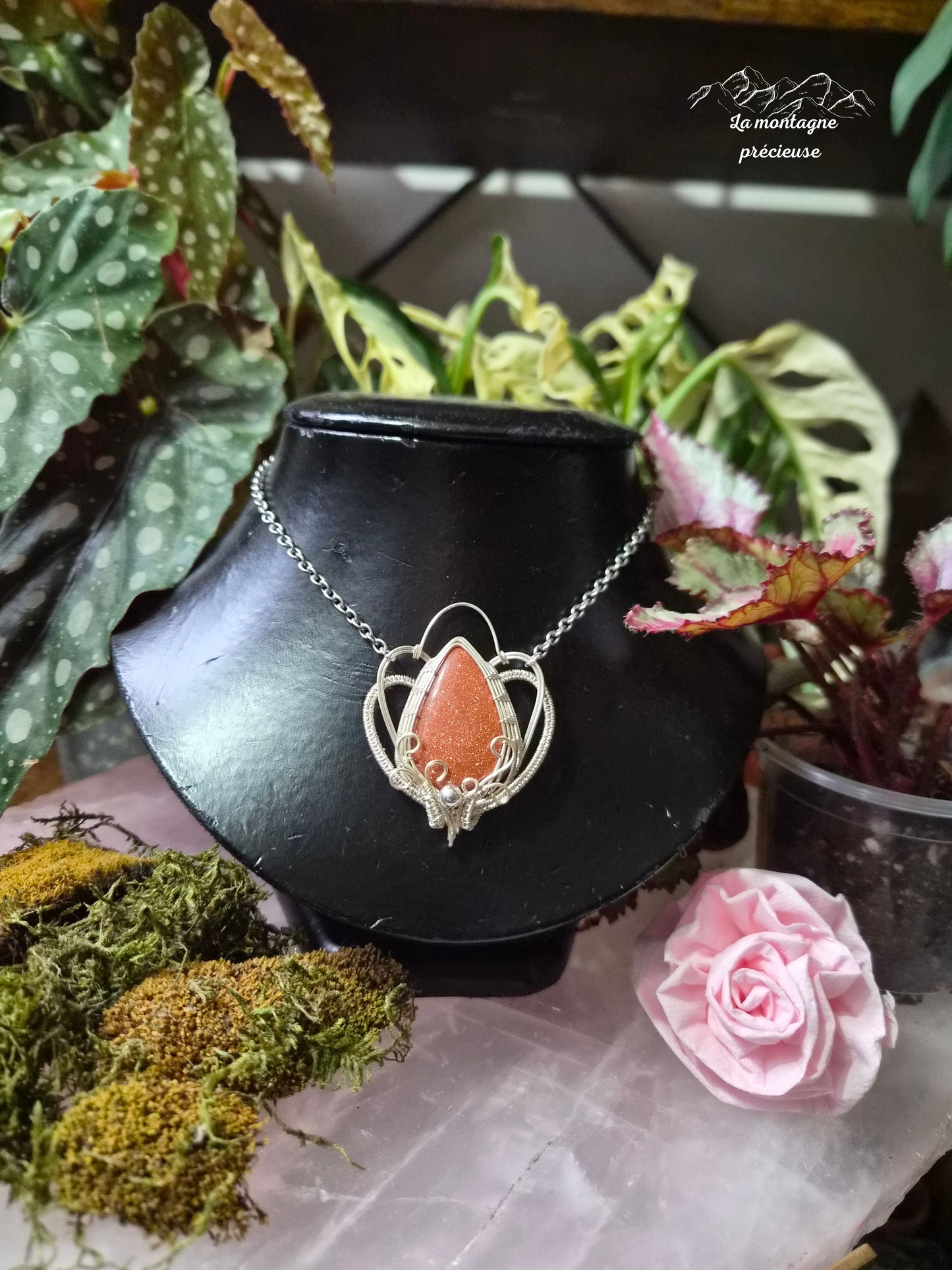 Collier "Flamme d'Aurore"