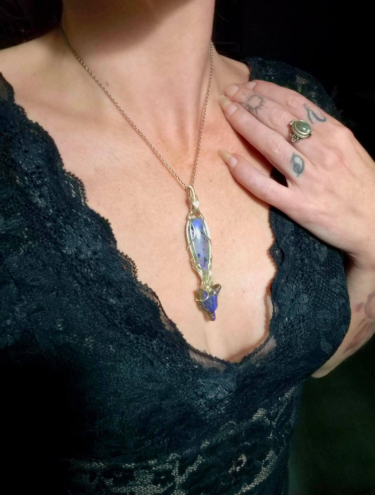 Pendentif éclipse du loup