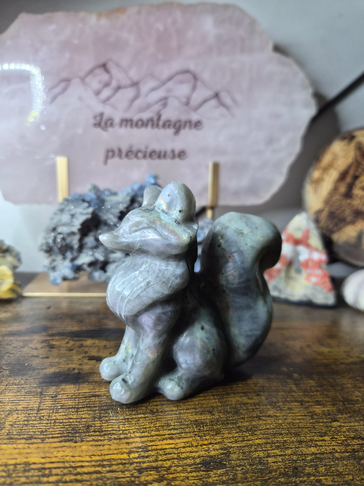 Renard en labradorite