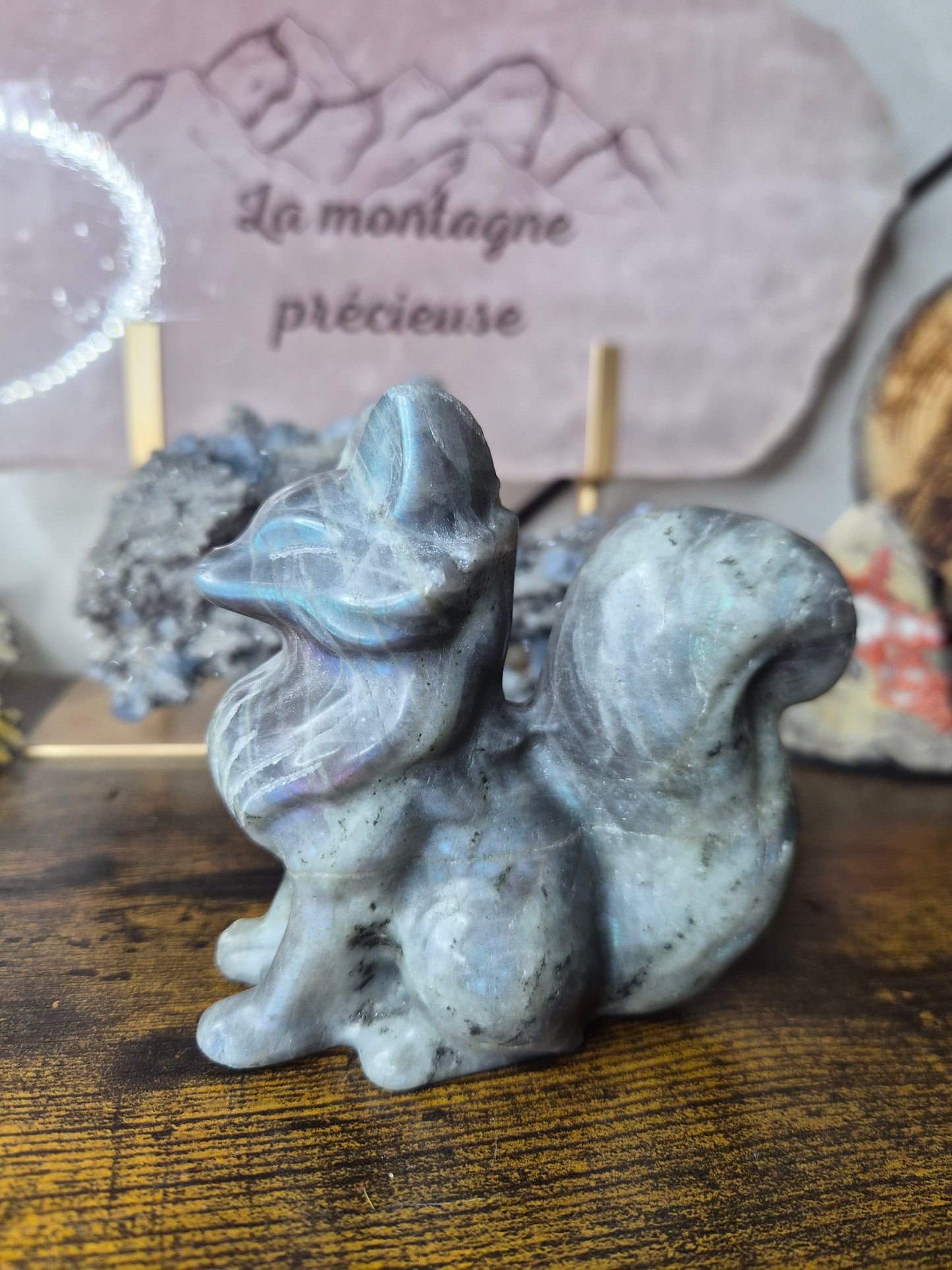 Renard en labradorite