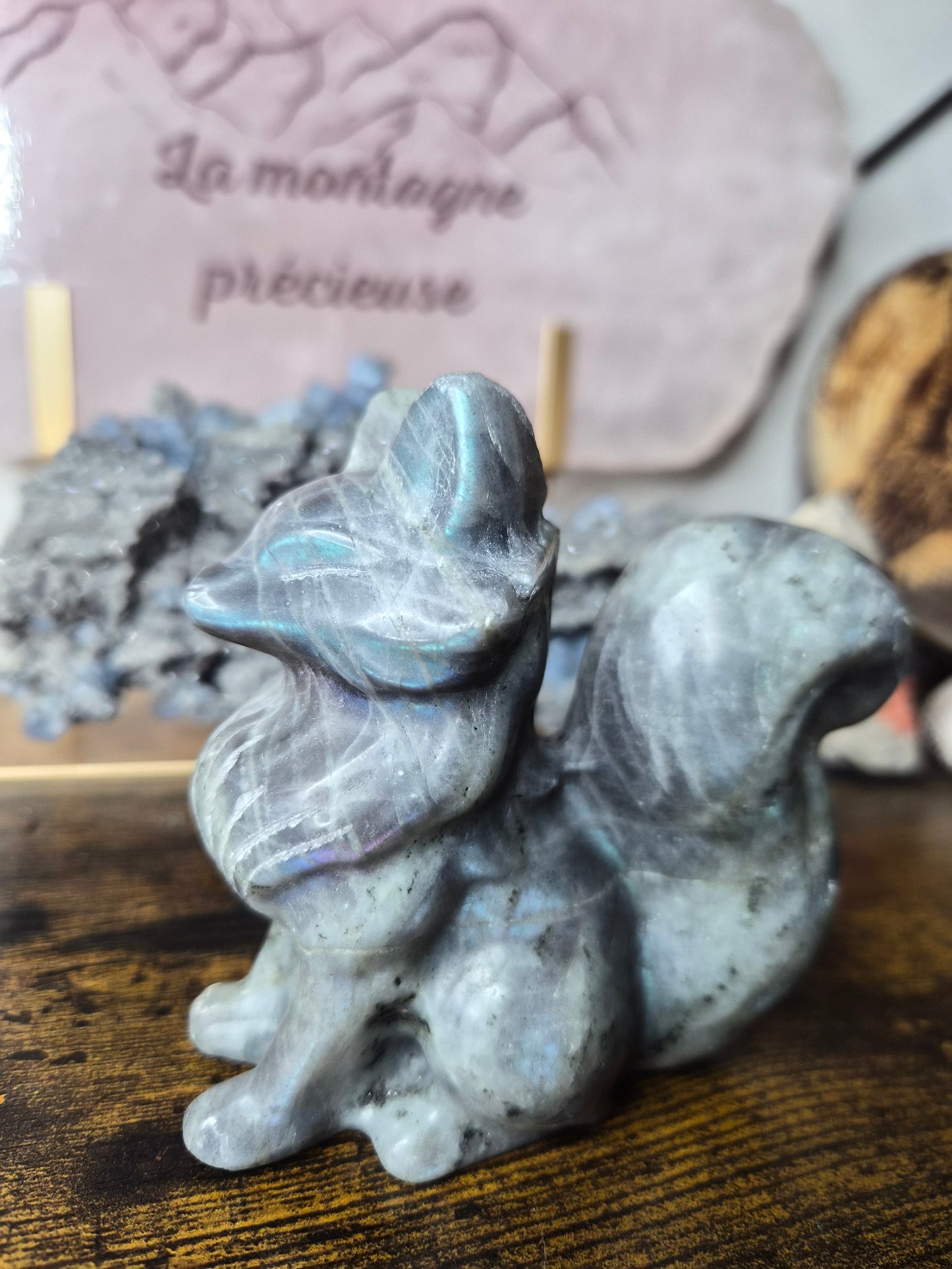Renard en labradorite