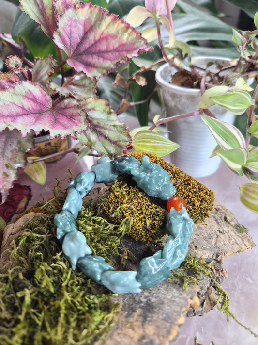 Bracelet Dragon en Jade