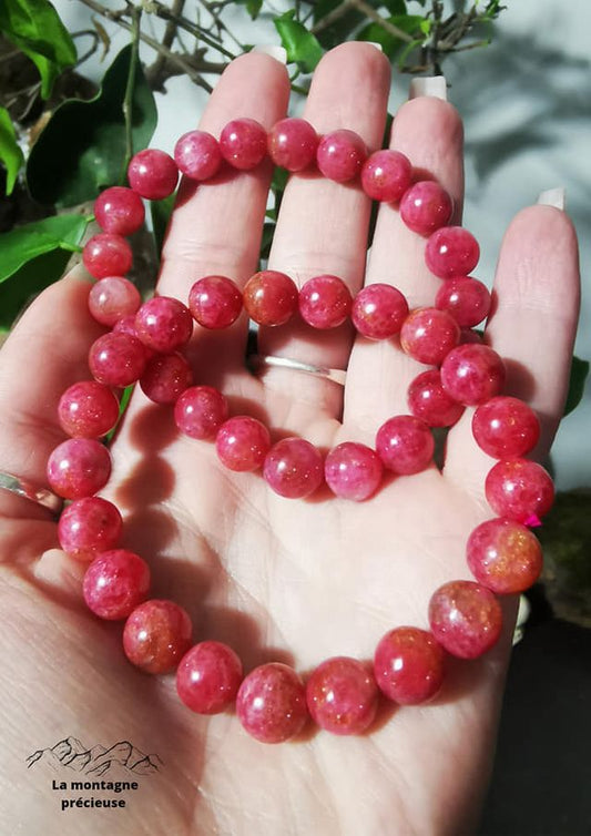 Bracelet en Rhodonite